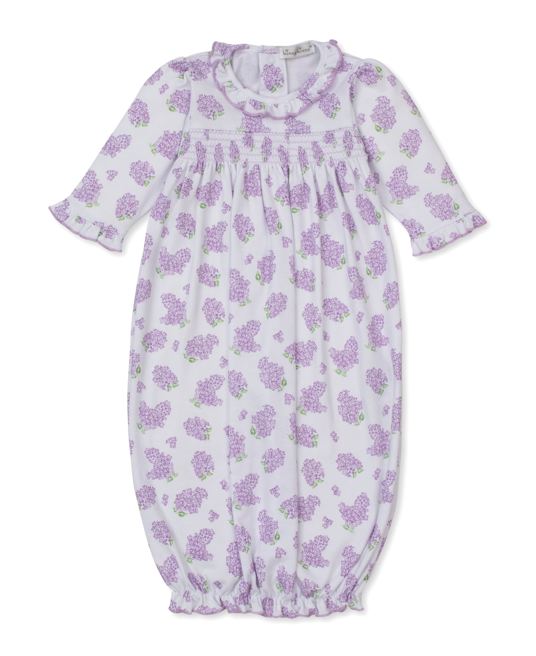 Lilac Love Lilac Smocked Sack - Kissy Kissy
