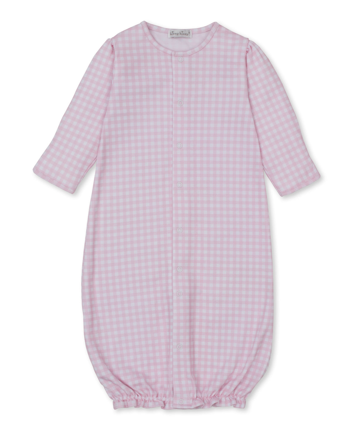 Gingham Traditions Pink Convertible Gown - Kissy Kissy