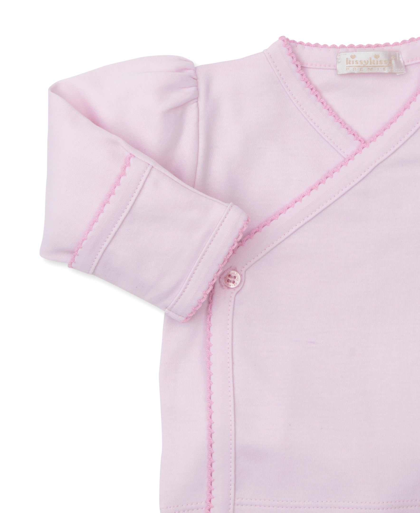 Premier Noah's Ark Pink Hand Emb. Cross Tee & Pant Set - Kissy Kissy