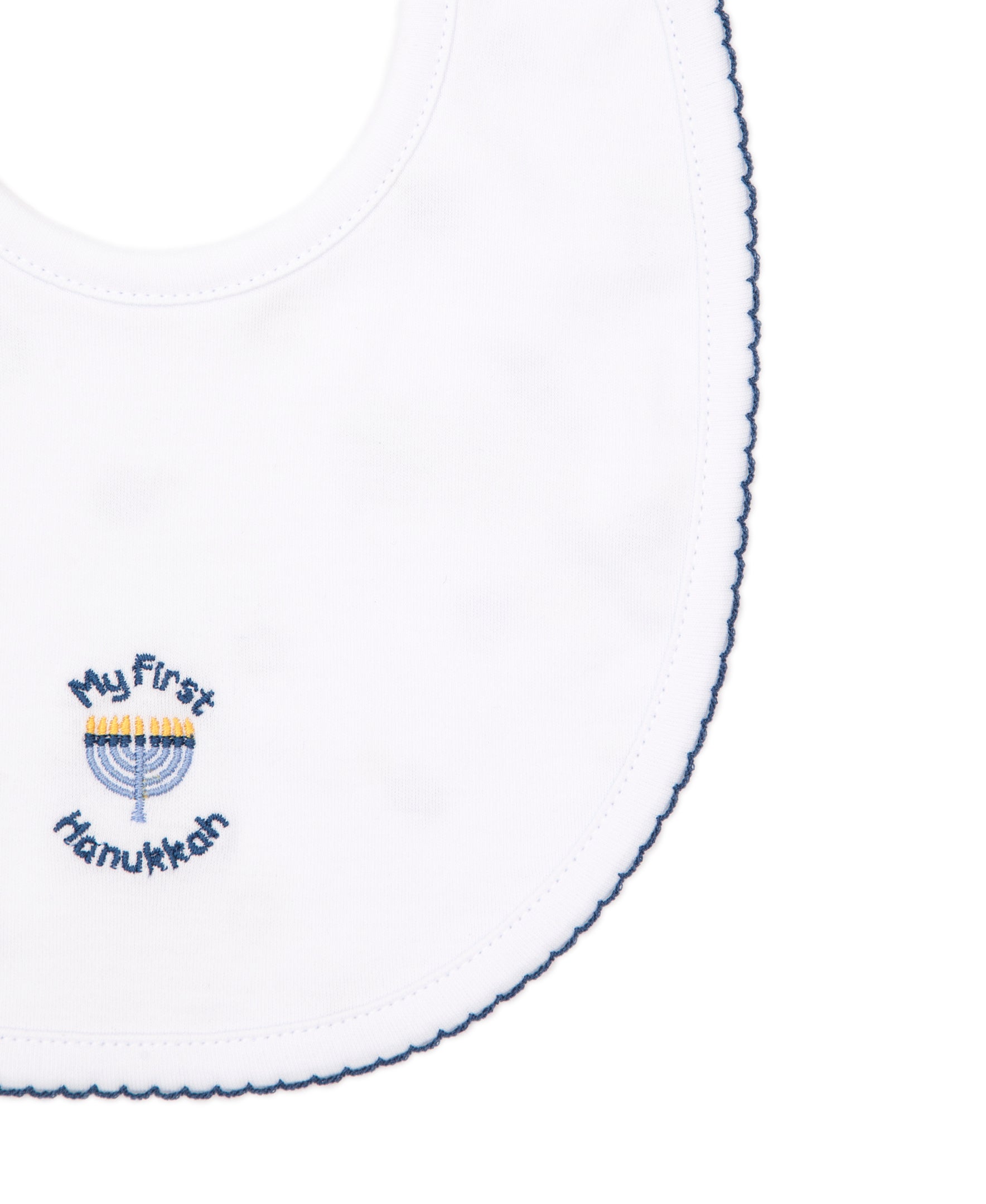 My First Hanukkah Reversible Bib - Kissy Kissy