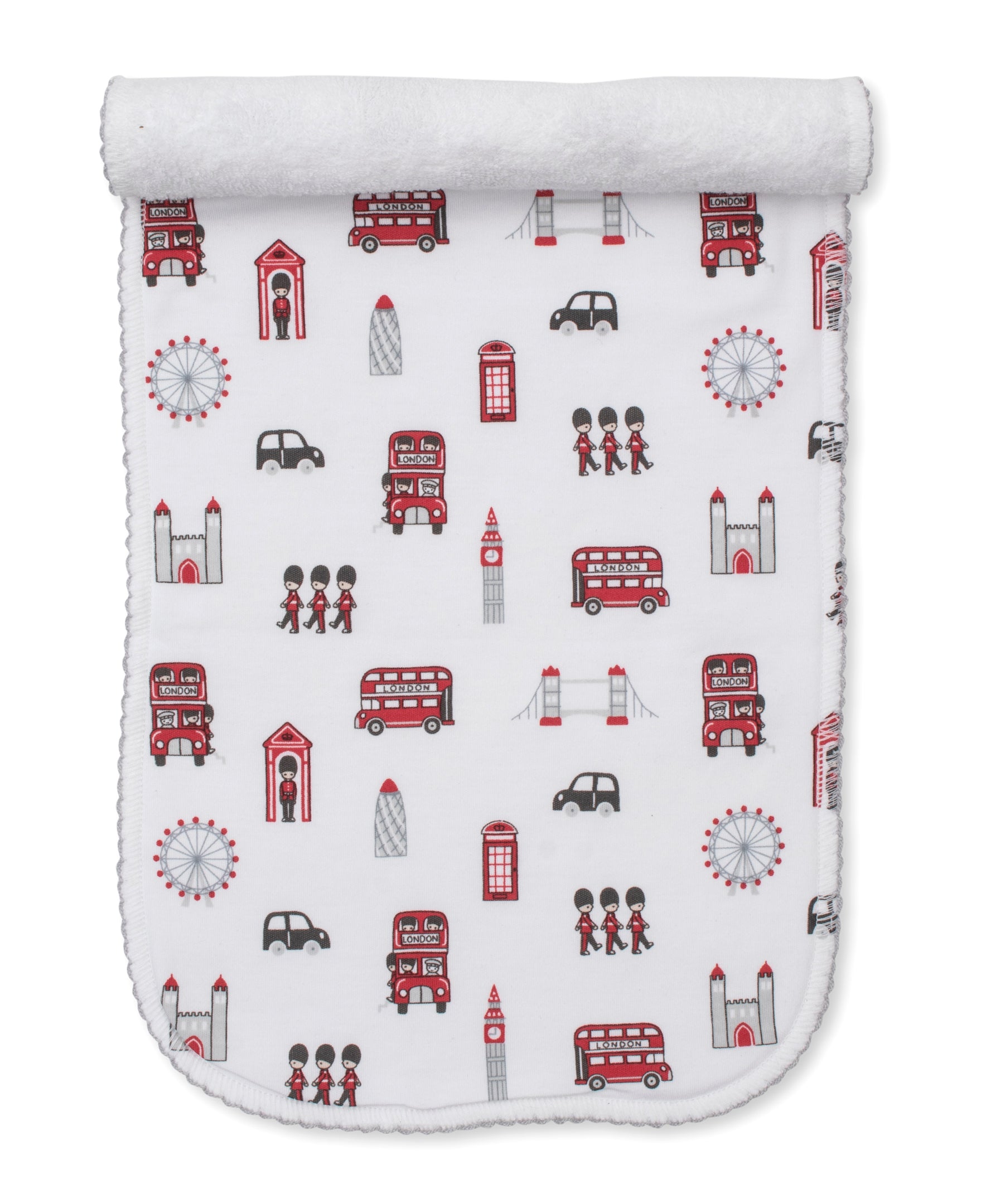 Lively London Burp Cloth
