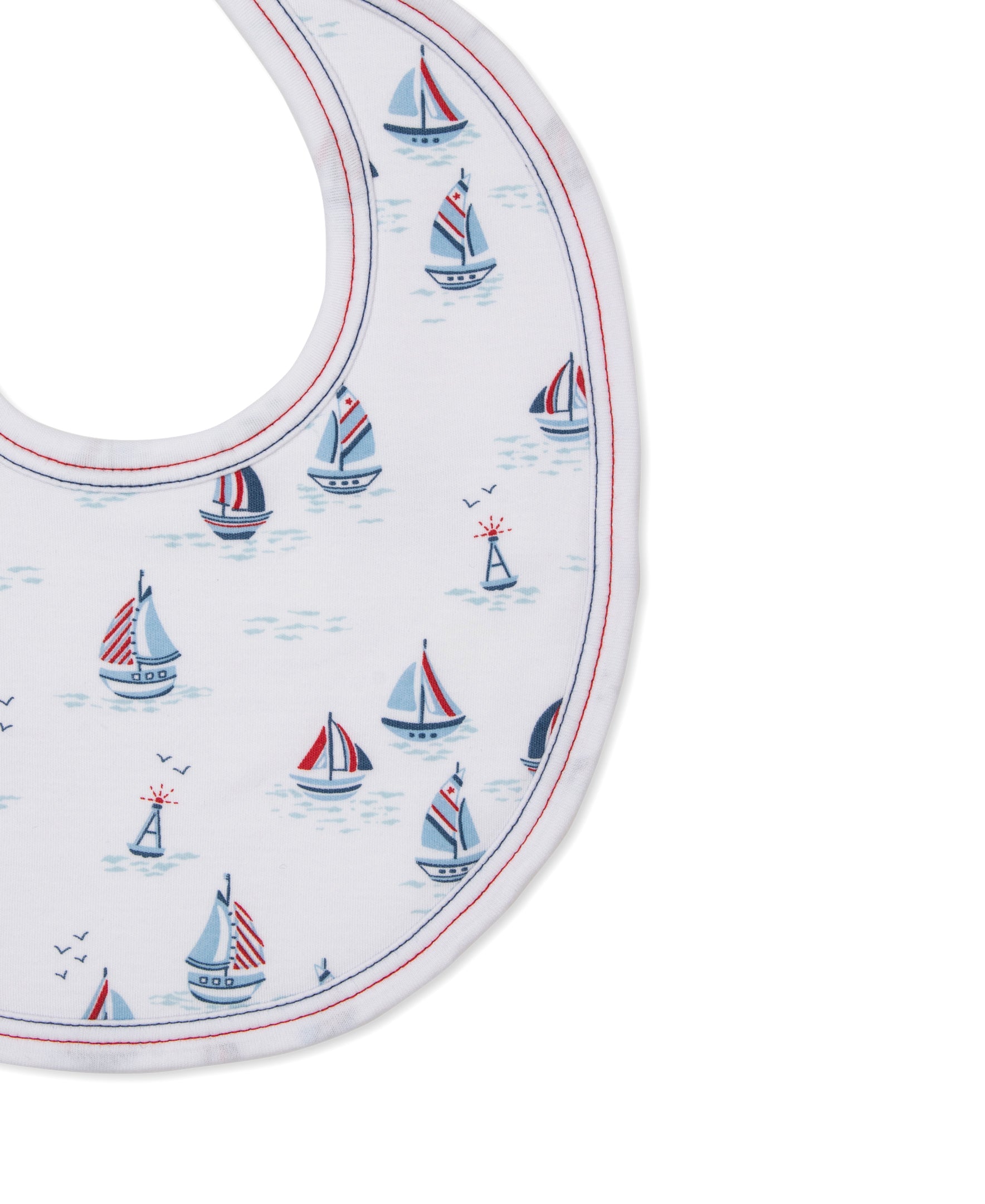 Red, White, & Blue Regatta Bib - Kissy Kissy