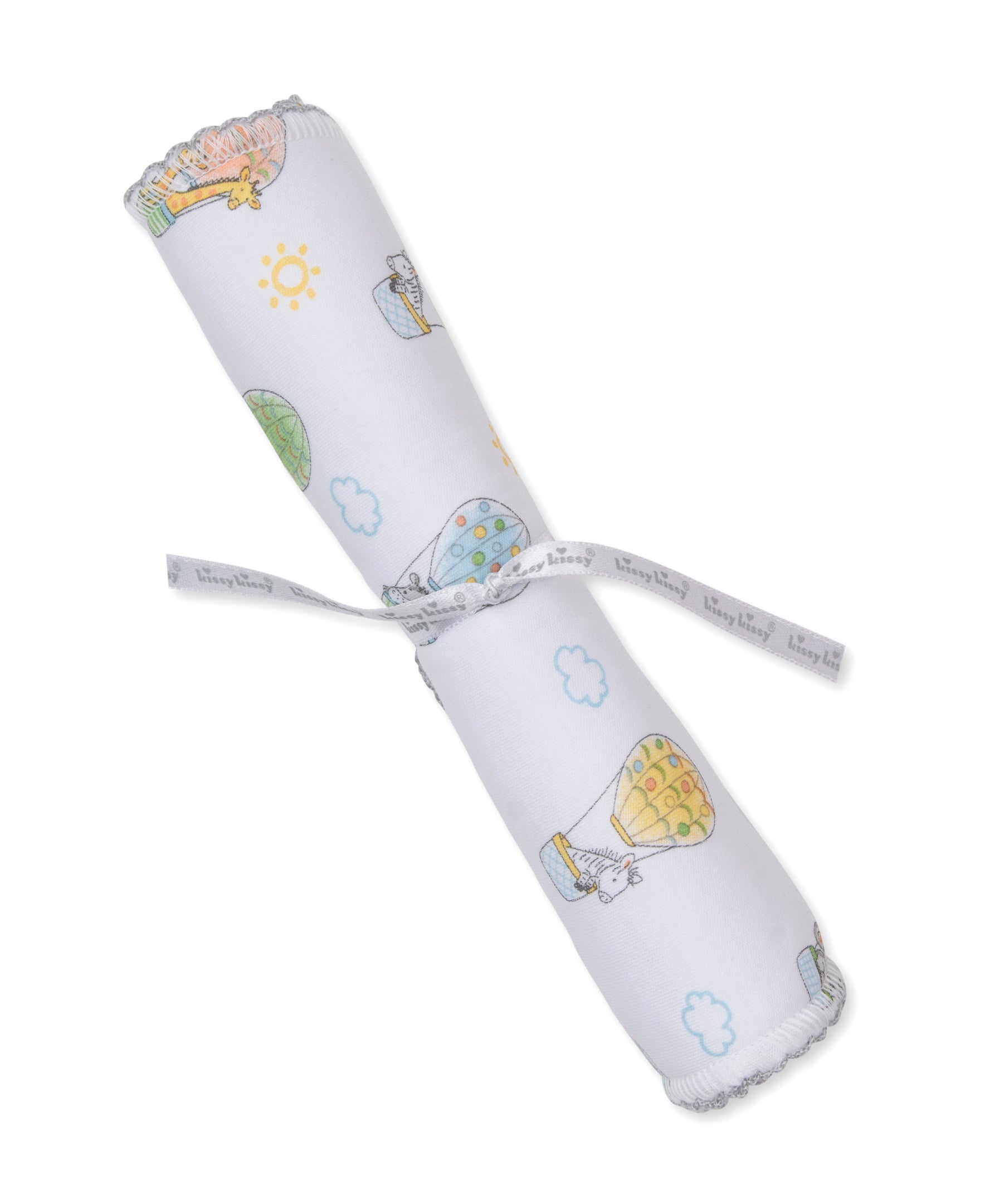 Sky-High Adventures Burp Cloth - Kissy Kissy