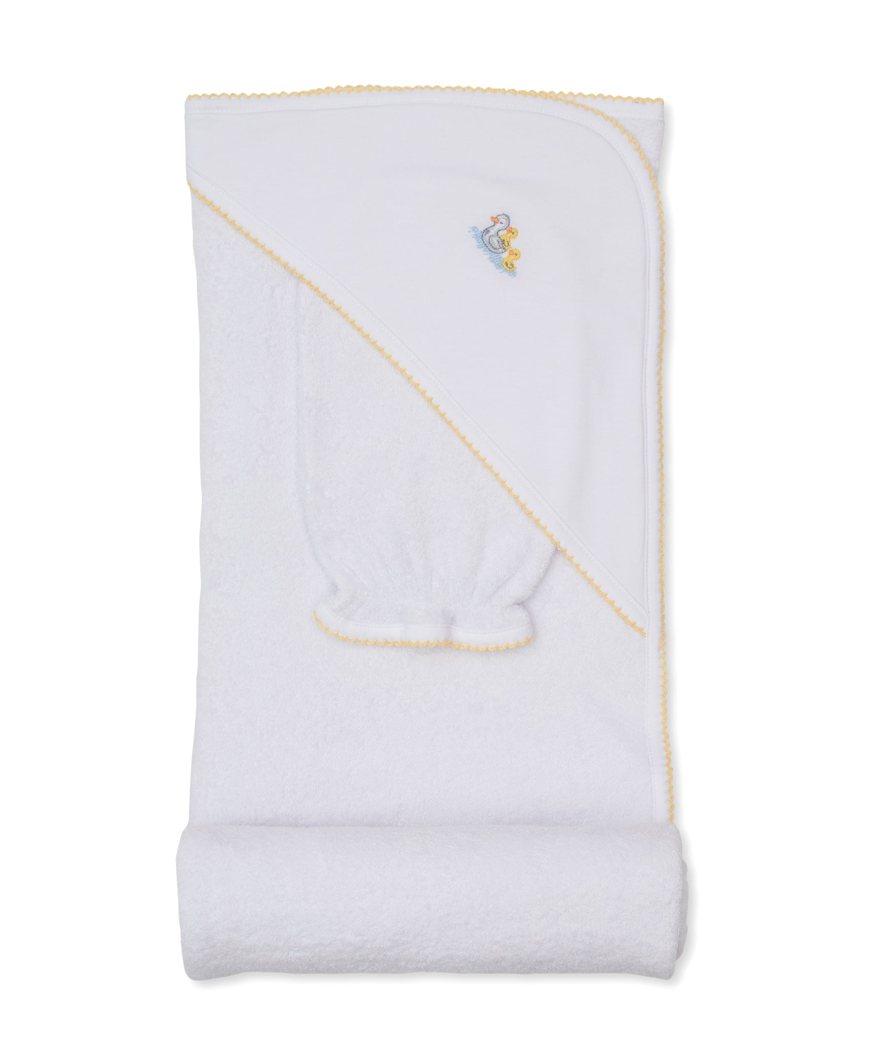 Duck Pond Paddles Hooded Towel & Mitt Set