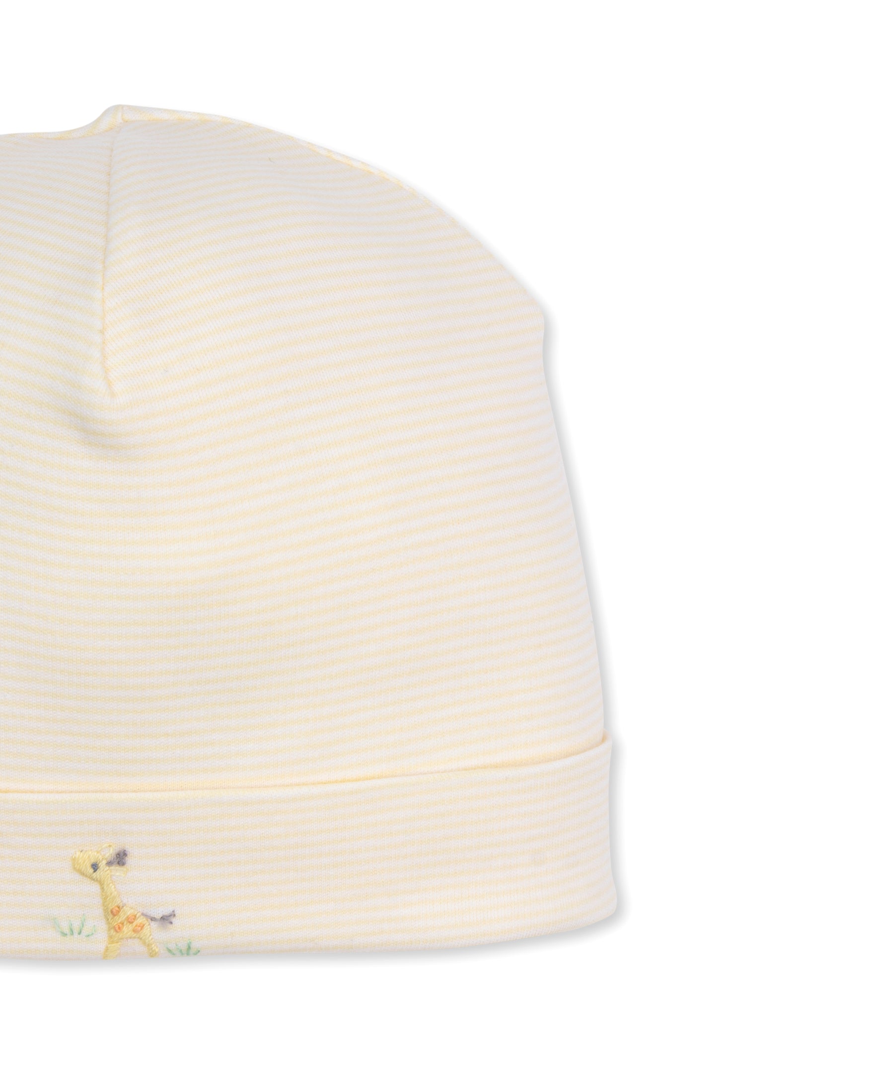 Premier Giraffe Love Yellow Hand Emb. Stripe Hat