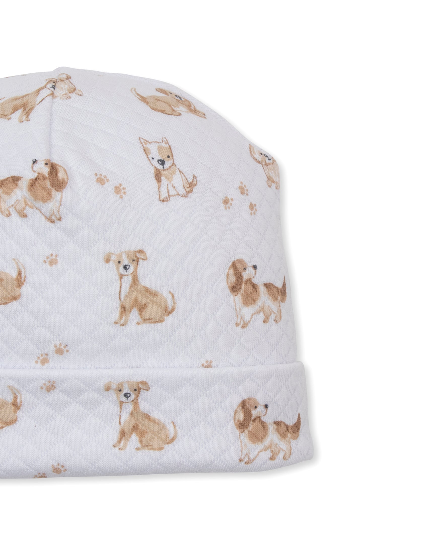 Puppy Paws Brown Jacquard Hat