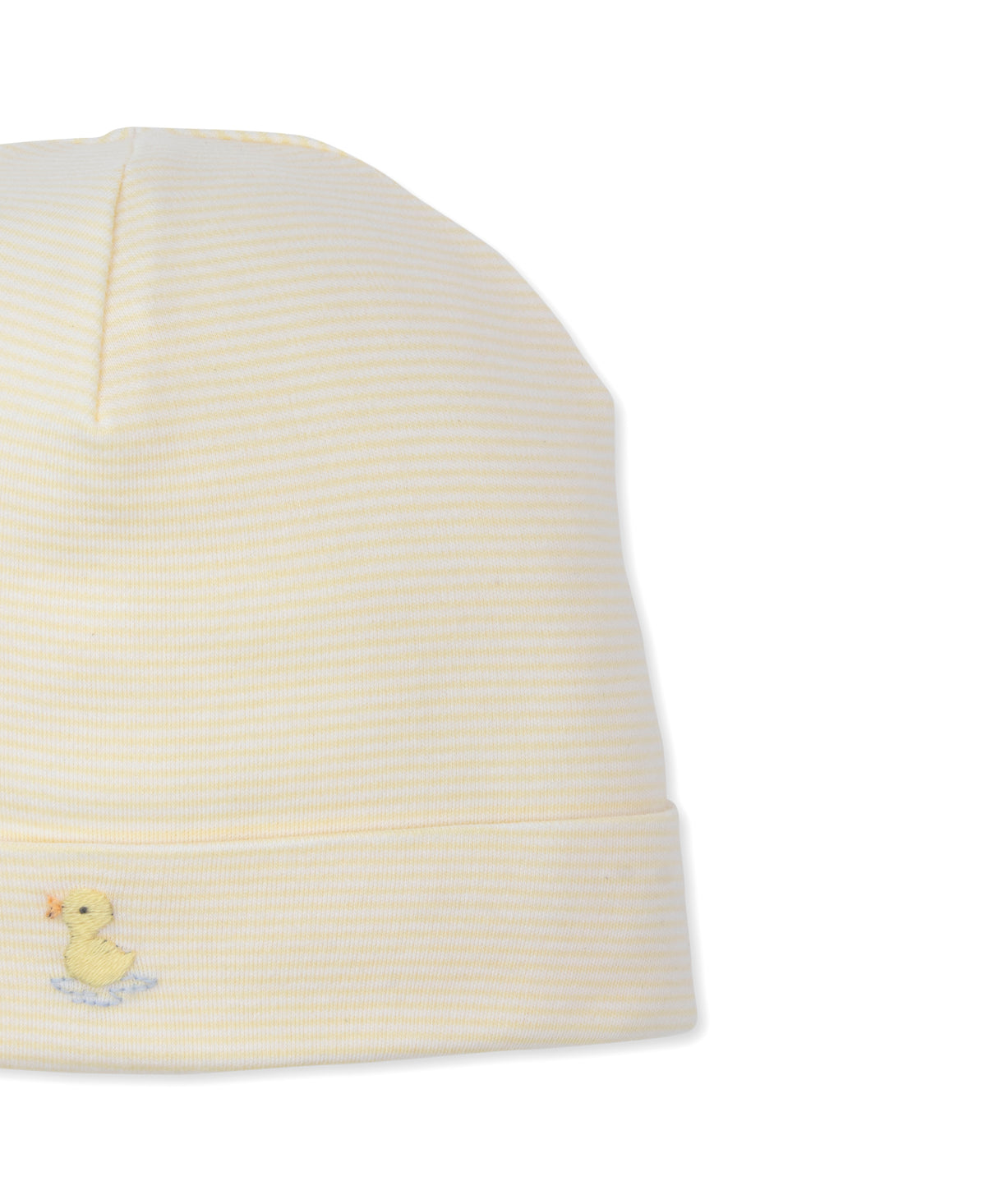 Premier Ducks Day Out Yellow Stripe Hand Emb. Hat - Kissy Kissy