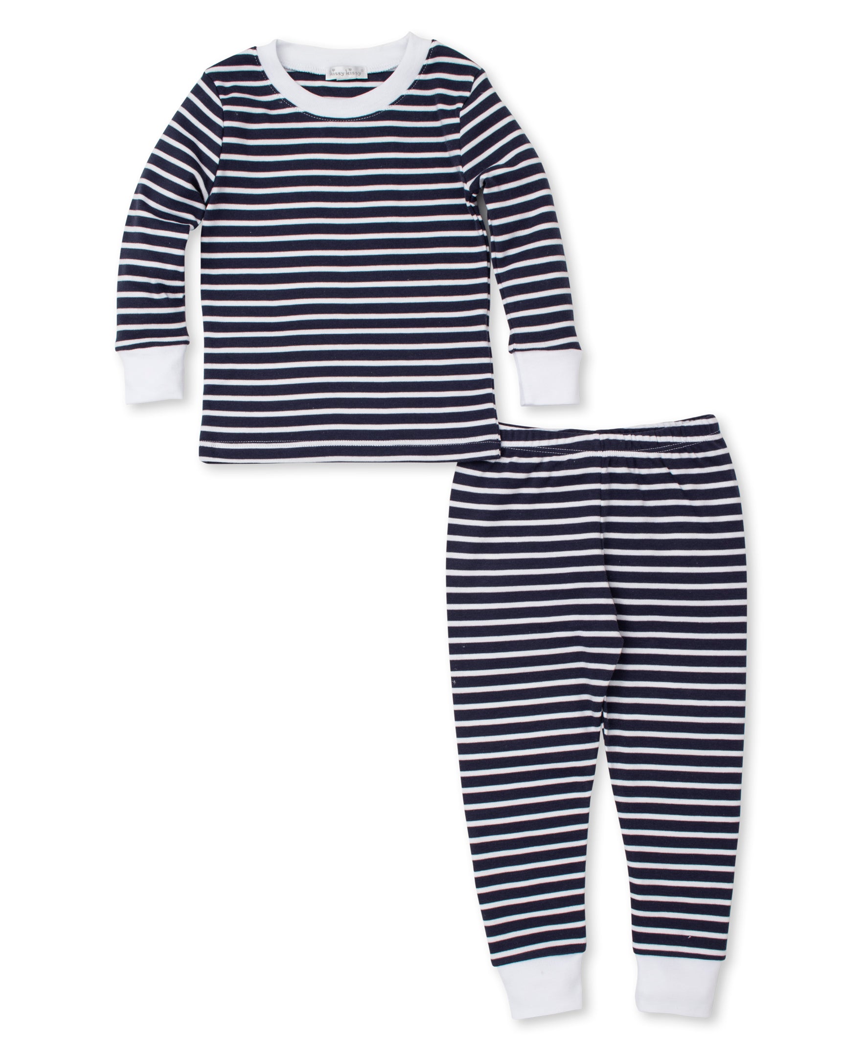 ベビーパジャマ house on the hill Pajamas (Navy Stripe) TheNinaShortPajamaSet_Mariner_