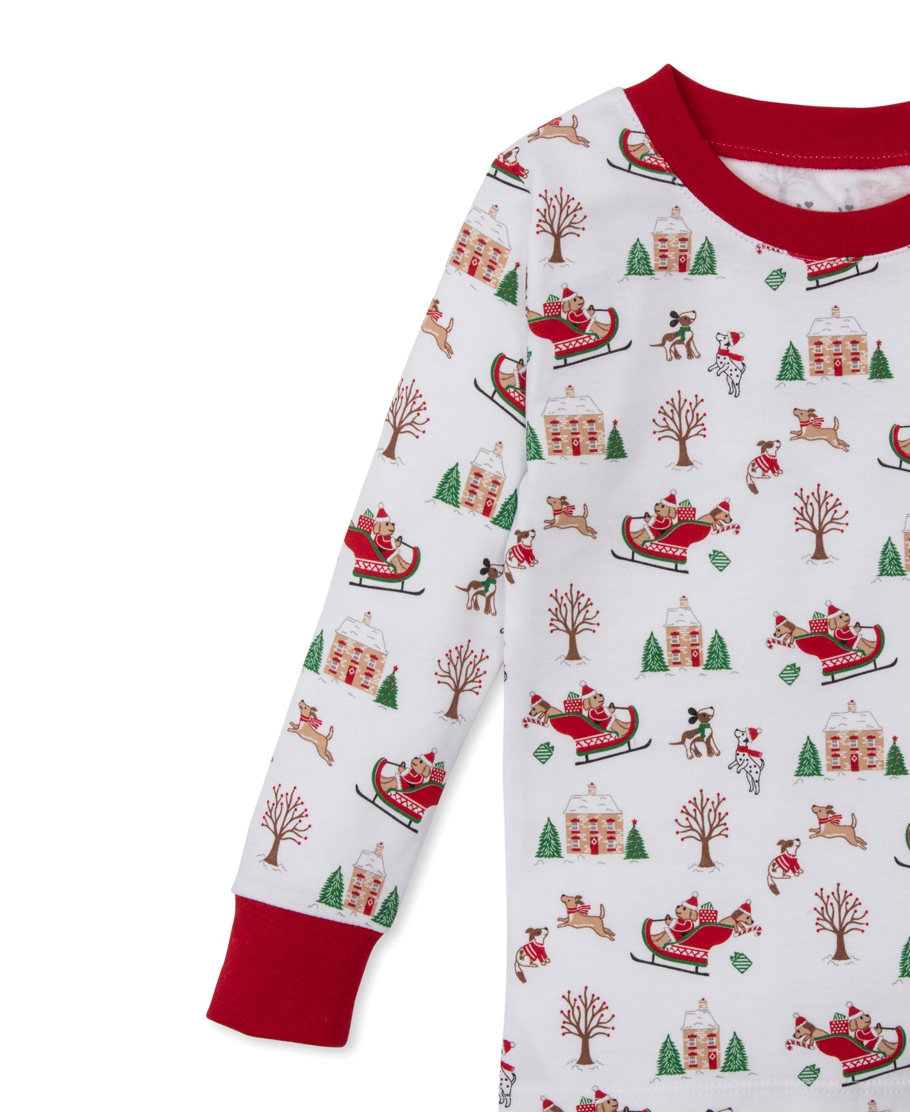 Up Up & Away Santa Pups Toddler Pajama Set - Kissy Kissy