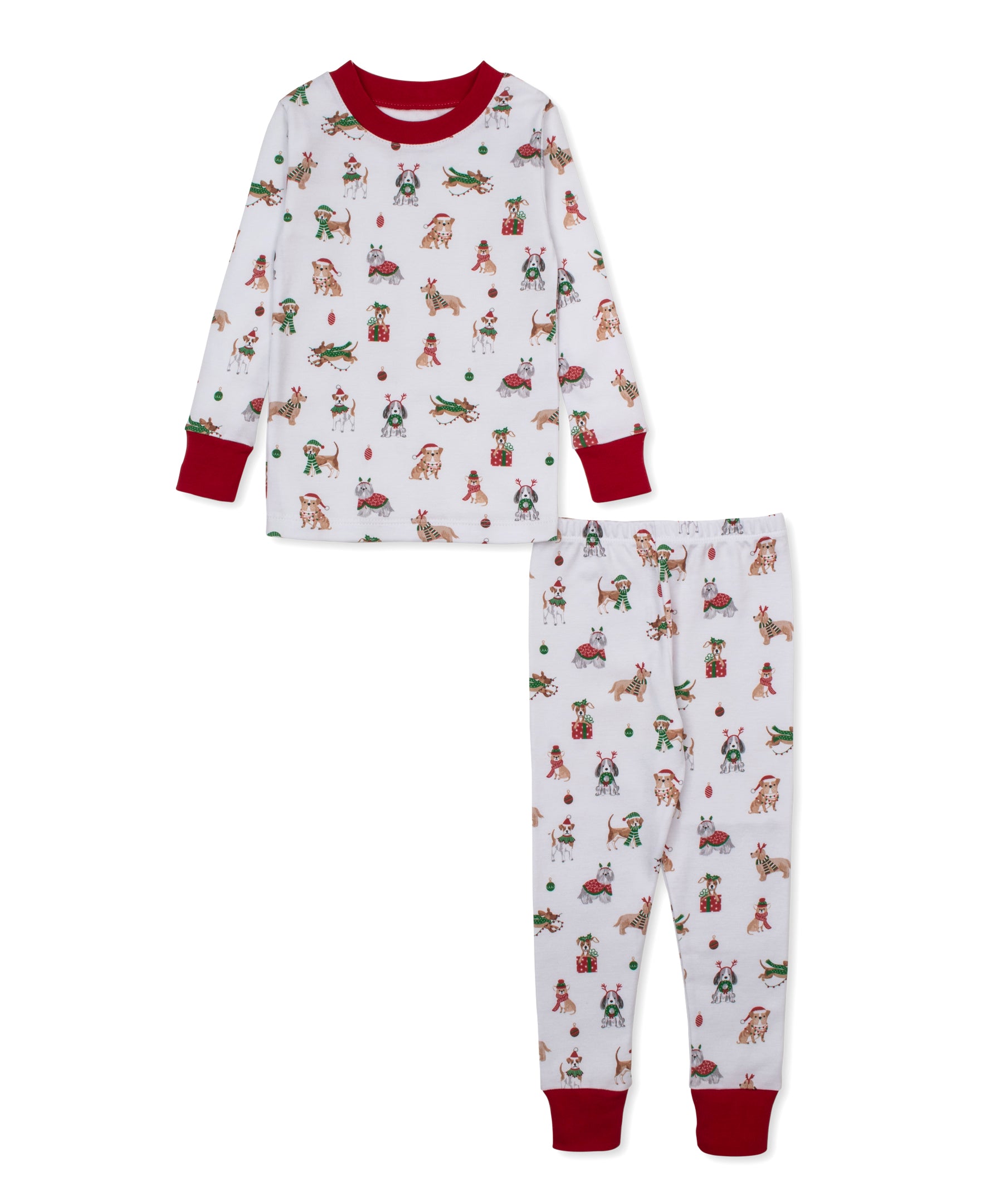 Santa's Merry Pups Pajama Set - Kissy Kissy