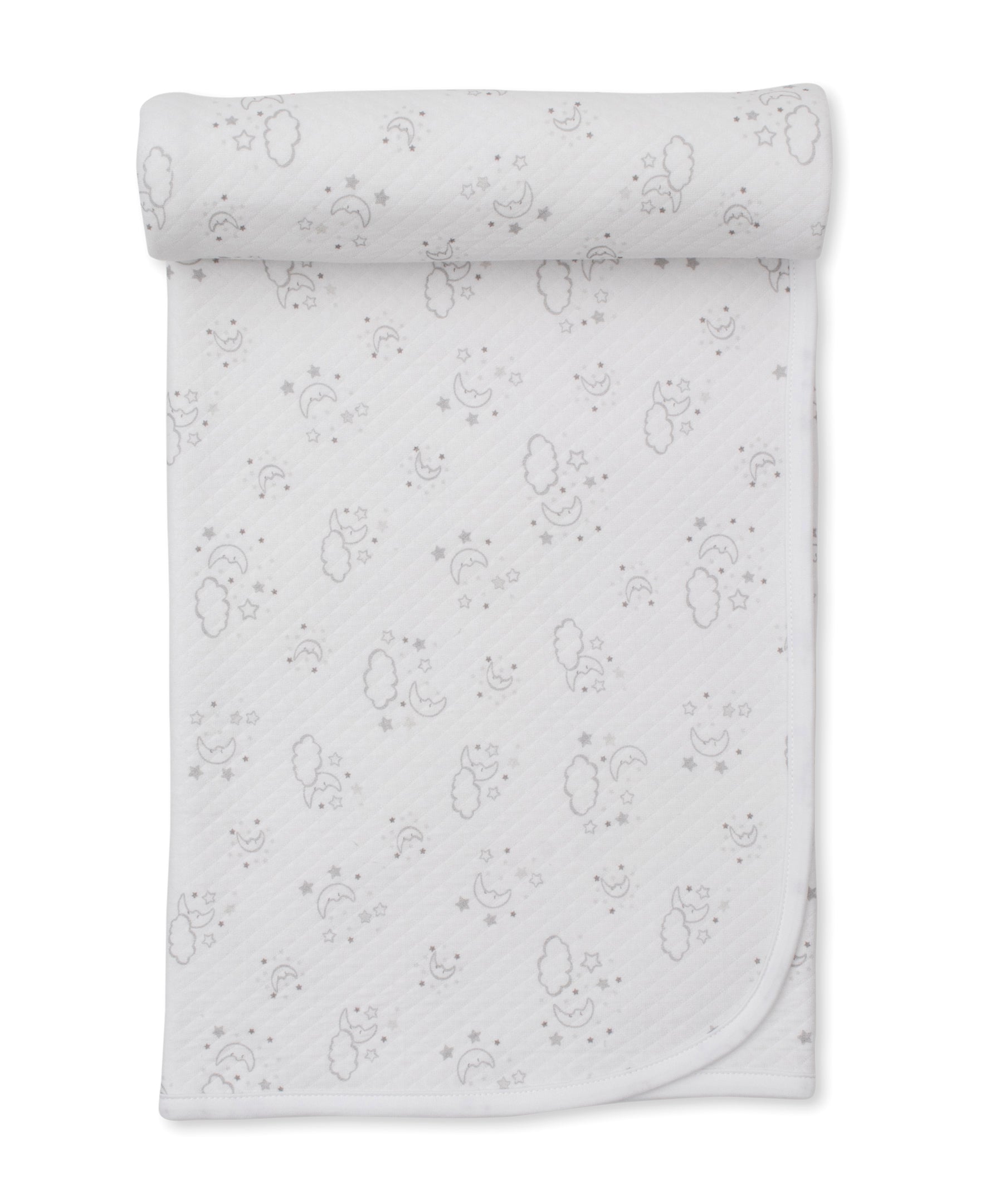 Cheerful Goodnight Silver Jacquard Blanket