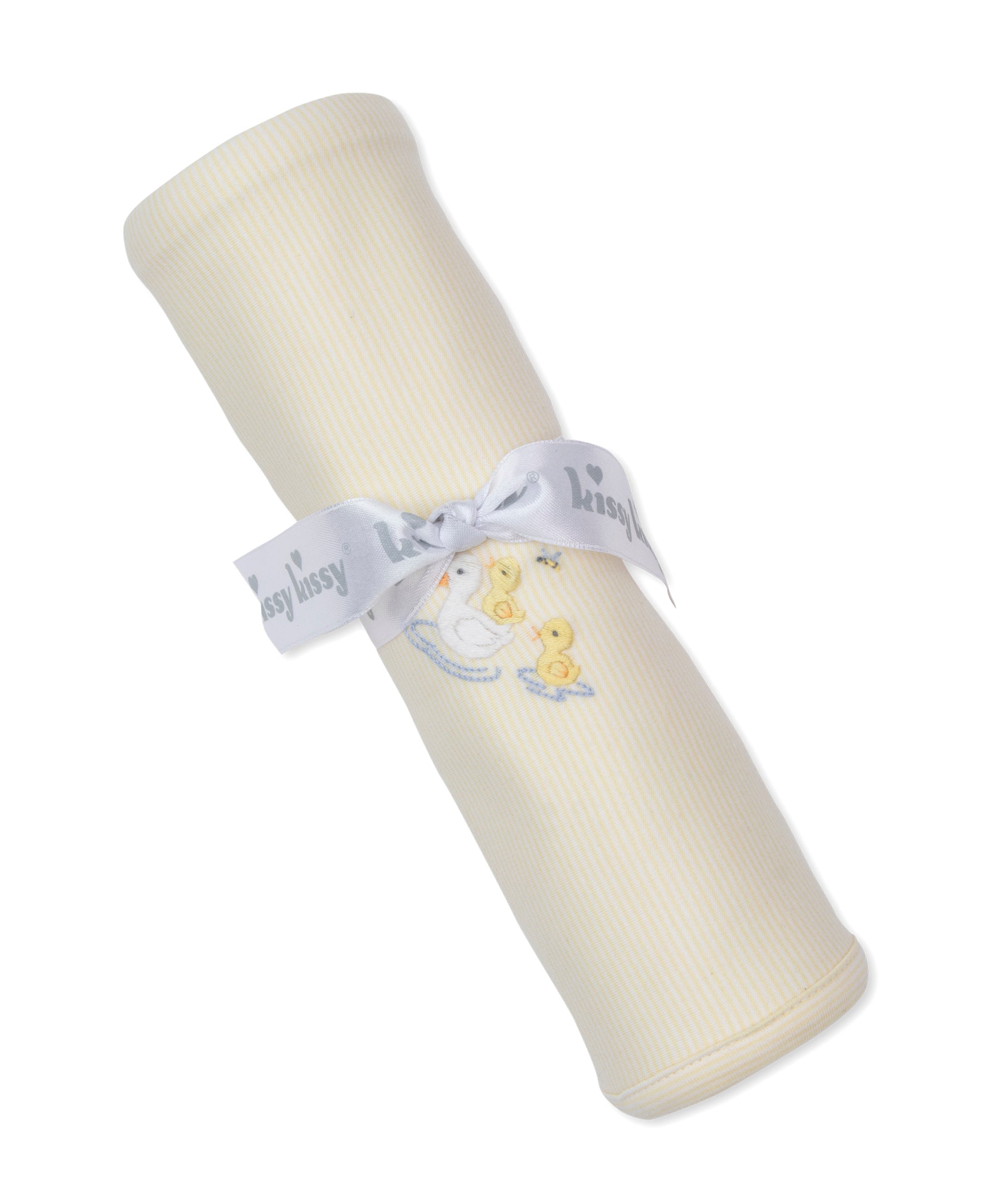 Premier Duck Pond Paddles Hand Emb. Blanket - Kissy Kissy