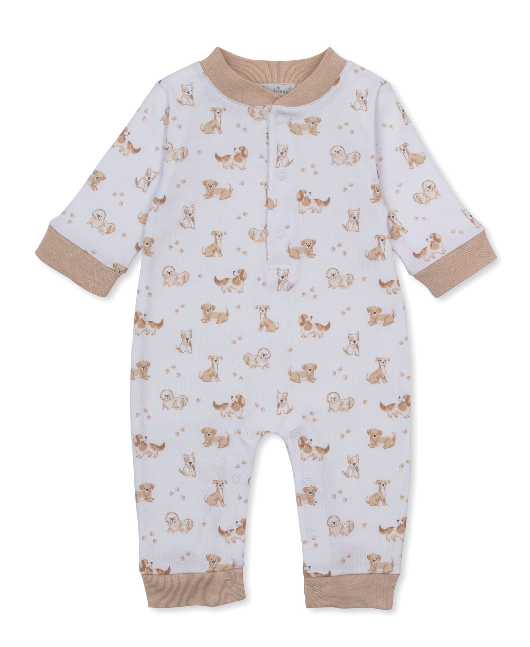 Puppy Paws Brown Playsuit
