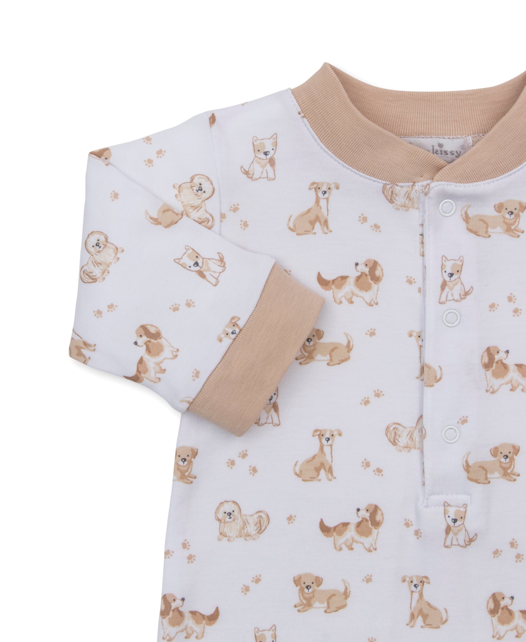 Puppy Paws Brown Playsuit
