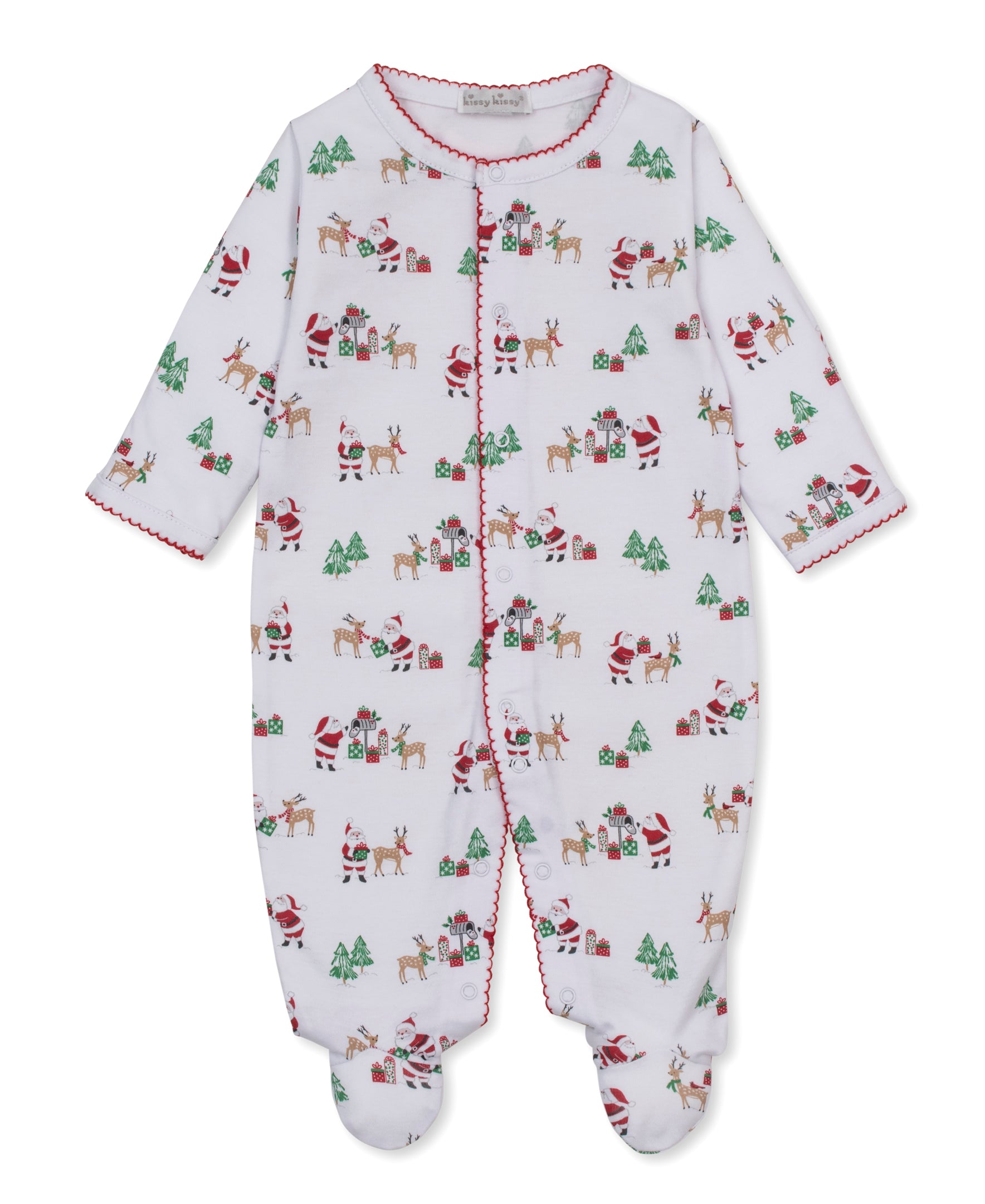 North Pole Reindeer Footie