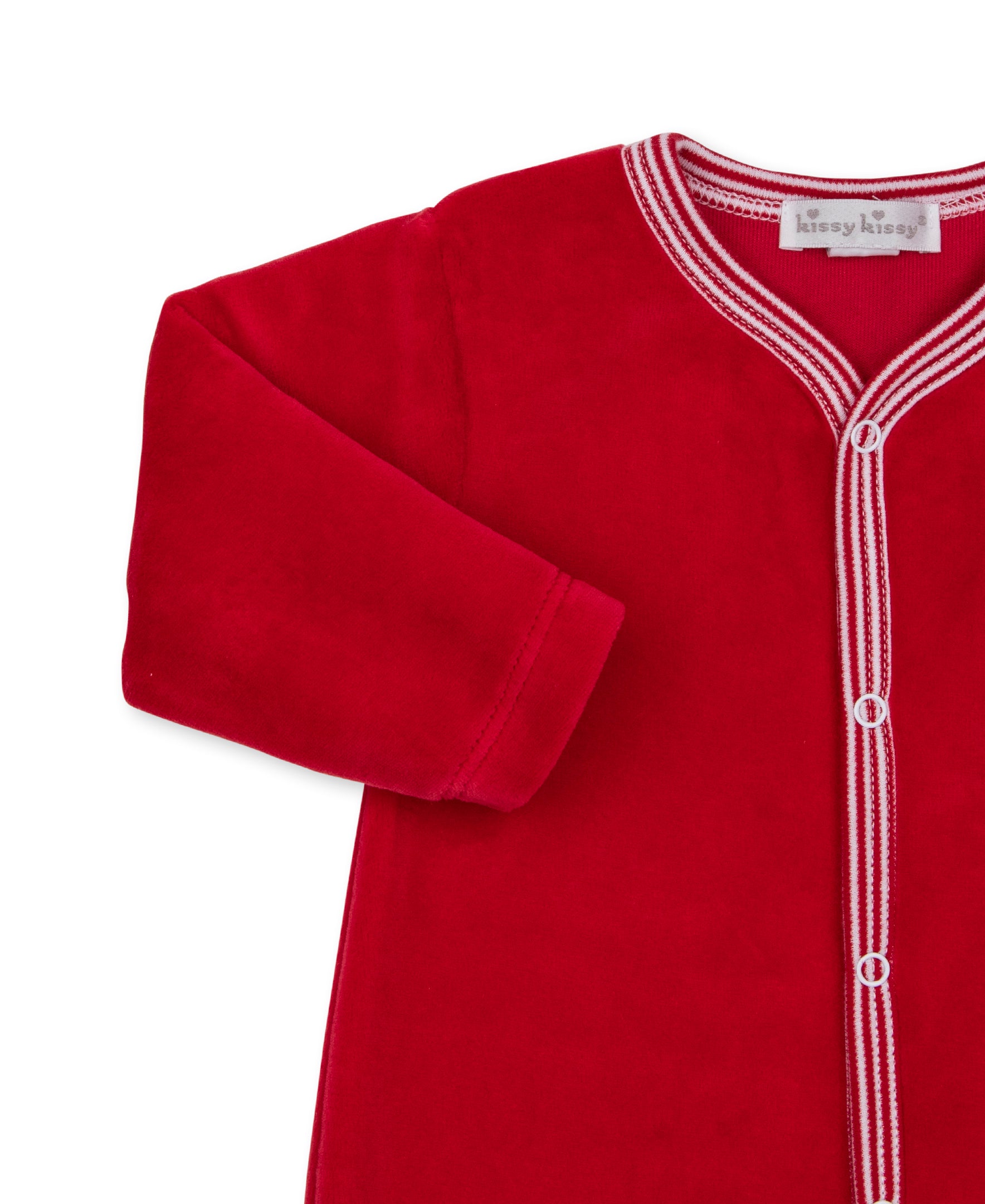 North Pole Reindeer Velour Footie
