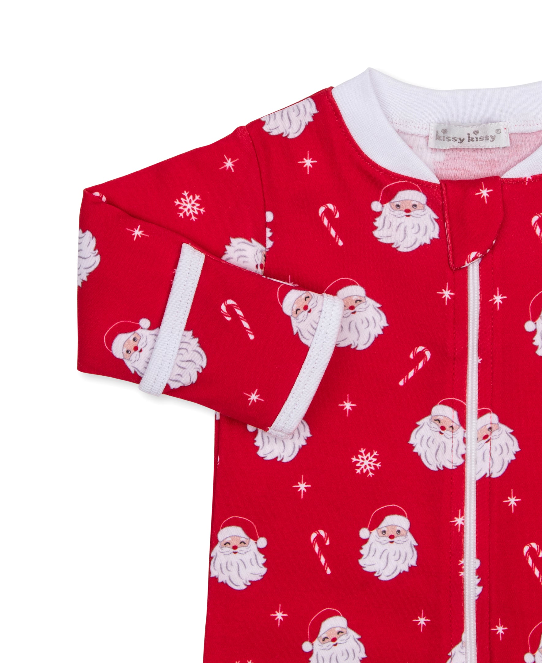 Christmas Santas Zip Footie