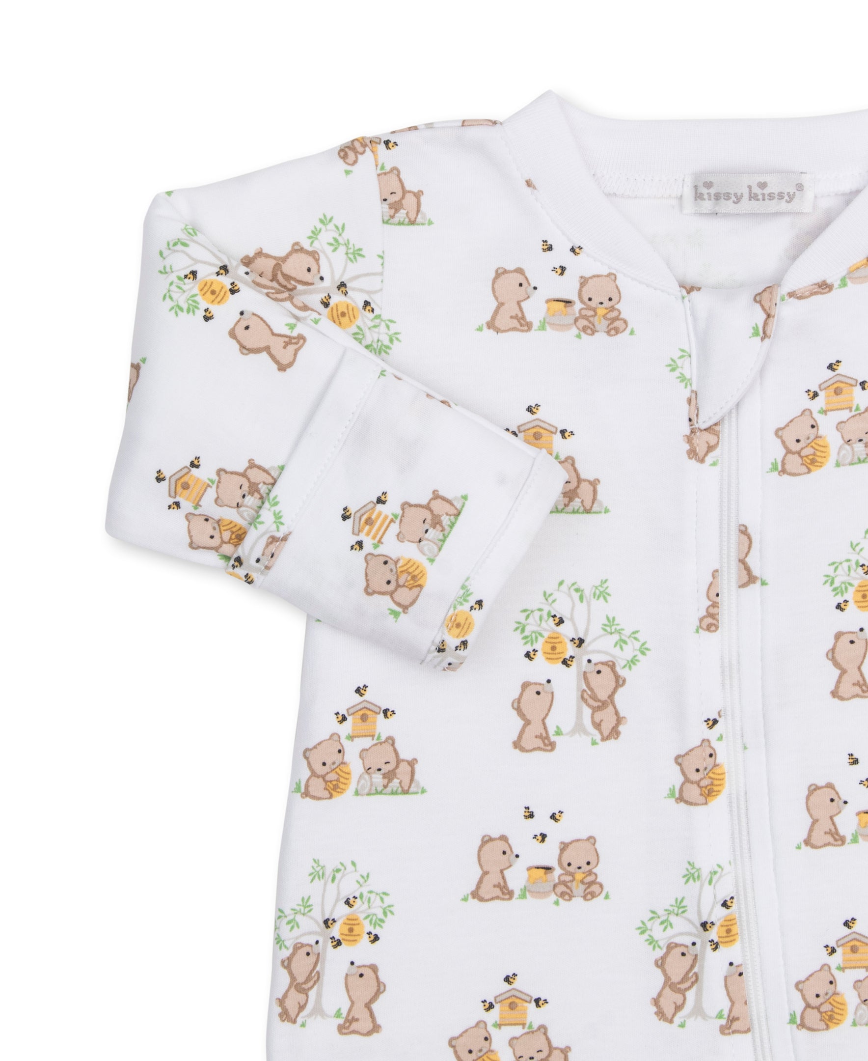 Honey Bee Cubs Zip Footie & Hat Set