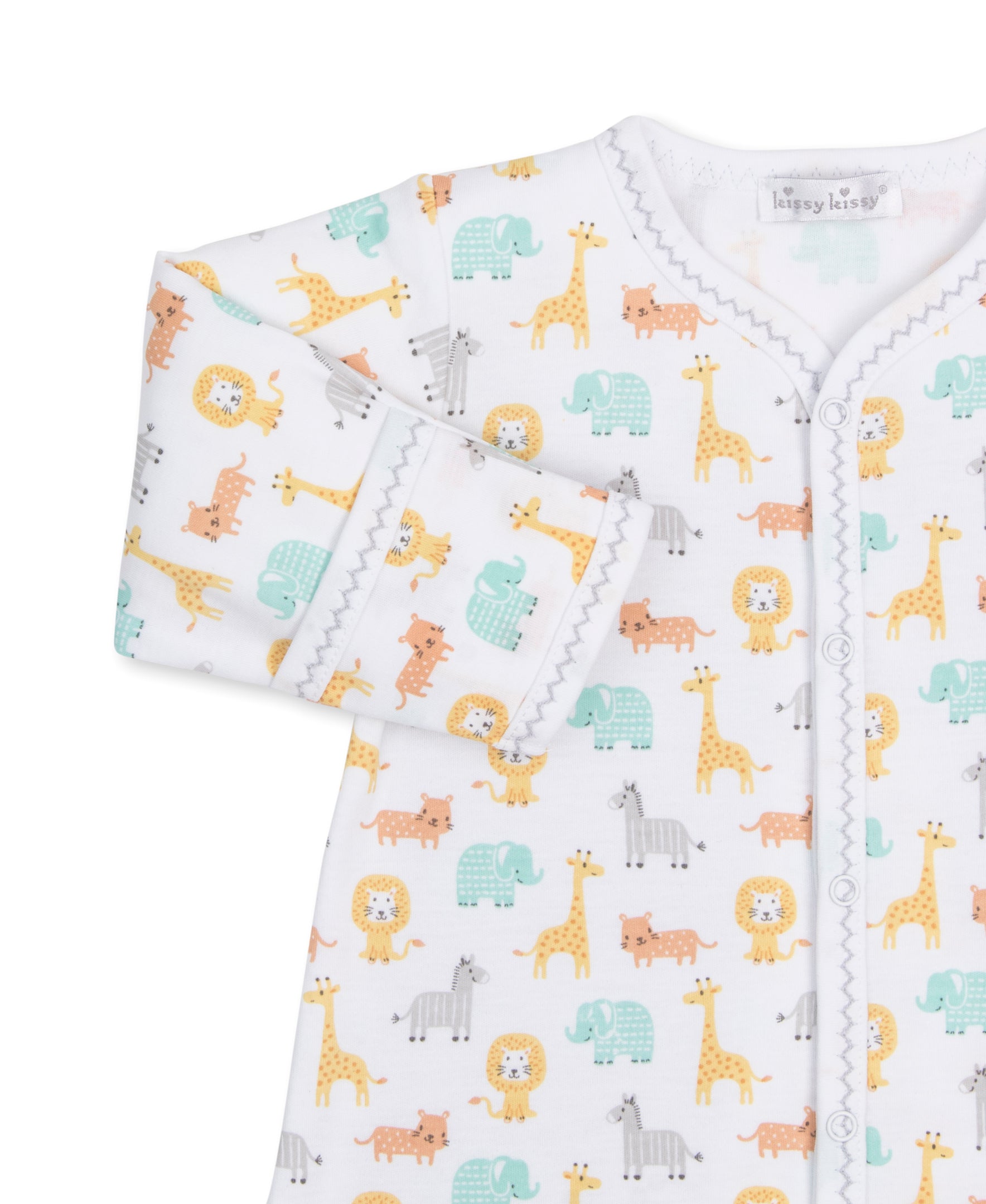 Baby Jungle Crew Convertible Gown - Kissy Kissy