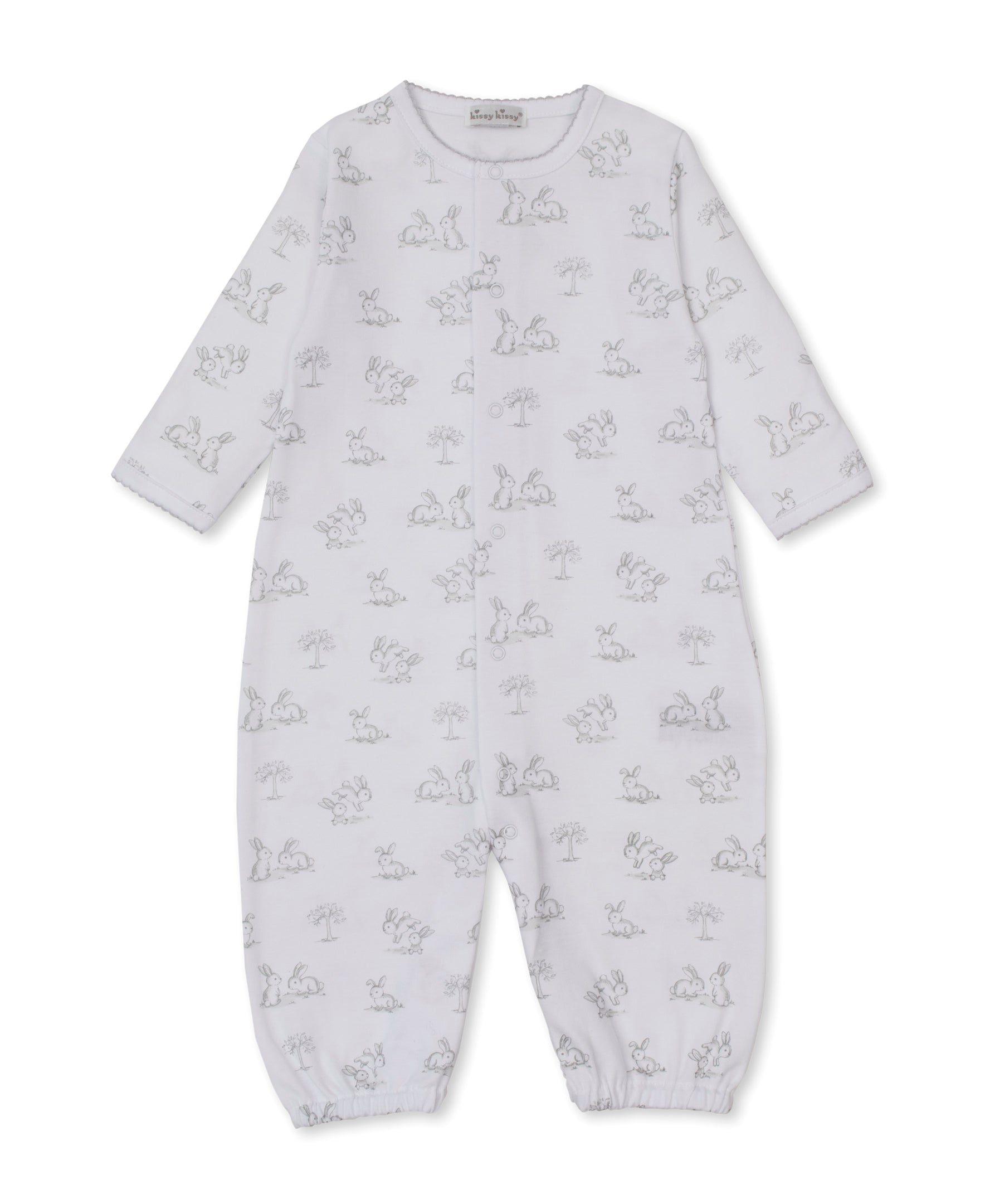 Springtime Bunny Fun Silver Convertible Gown - Kissy Kissy