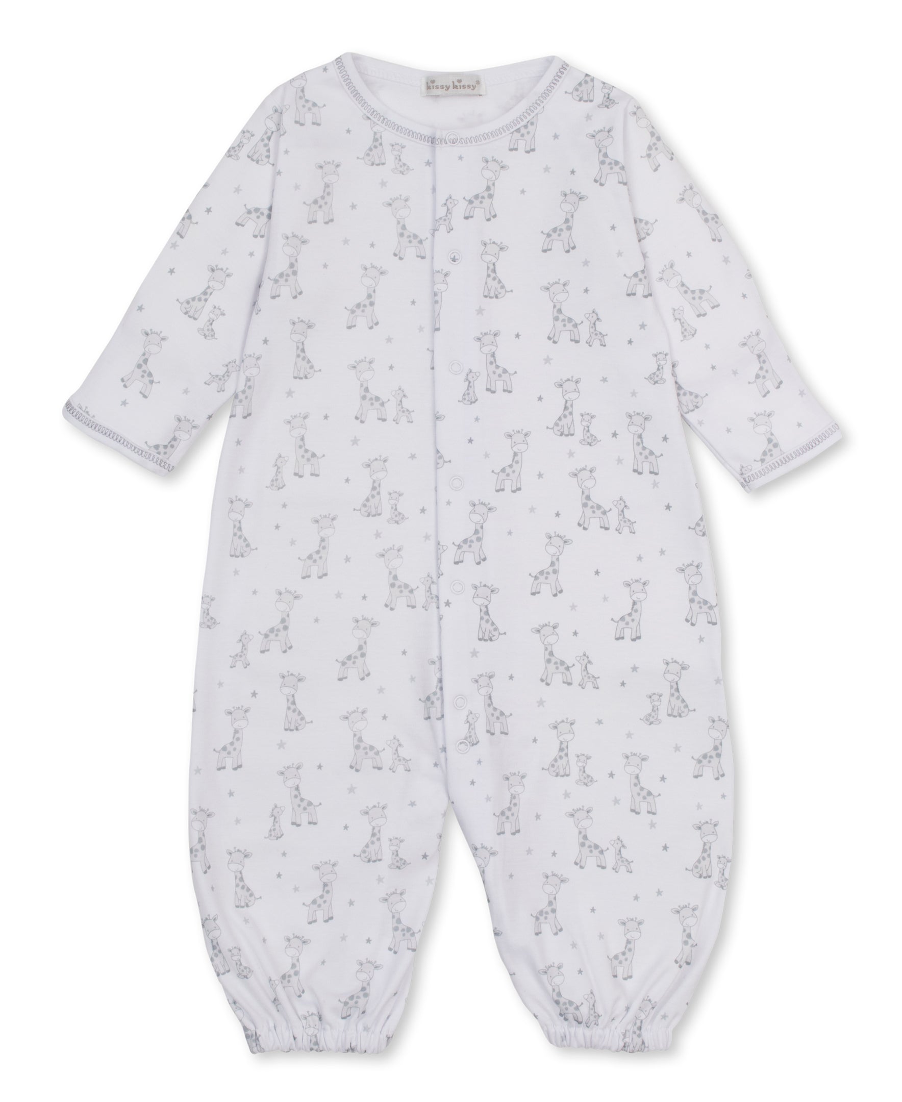 Just Giraffes Silver Convertible Gown - Kissy Kissy