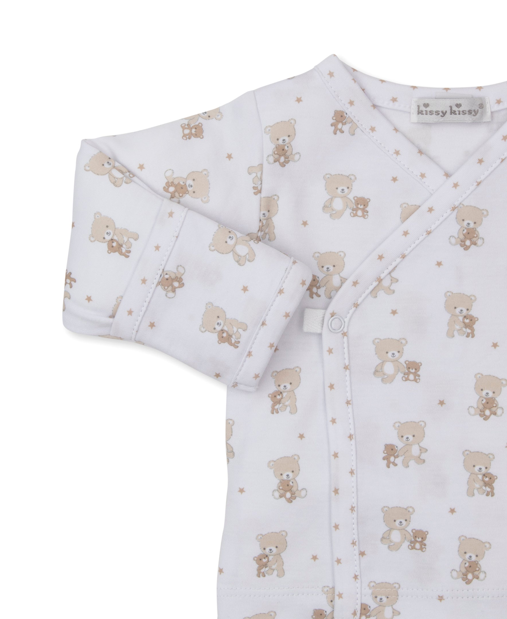 Teddy Bear Love Tan Footed Pant Set - Kissy Kissy