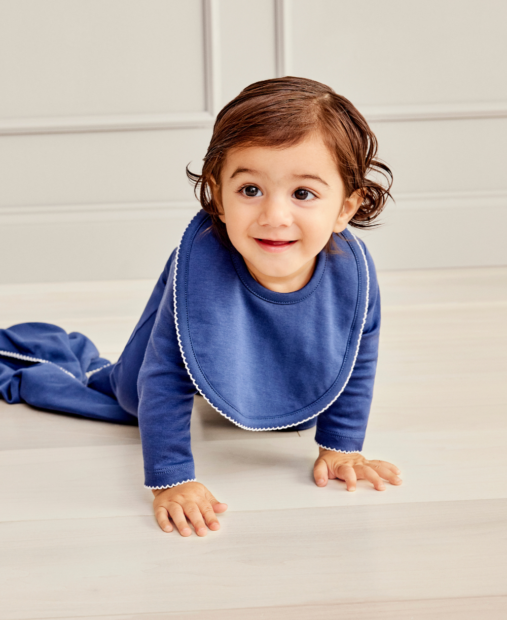 Navy Kissy Basics Bib - Kissy Kissy
