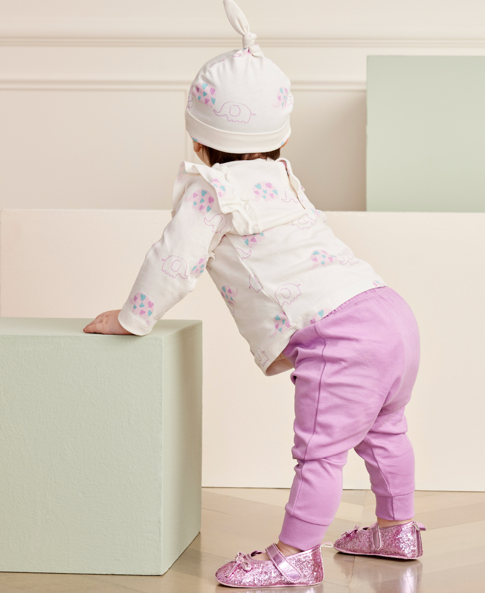 Kissy Love Elephant Love Knotted Hat - Kissy Kissy