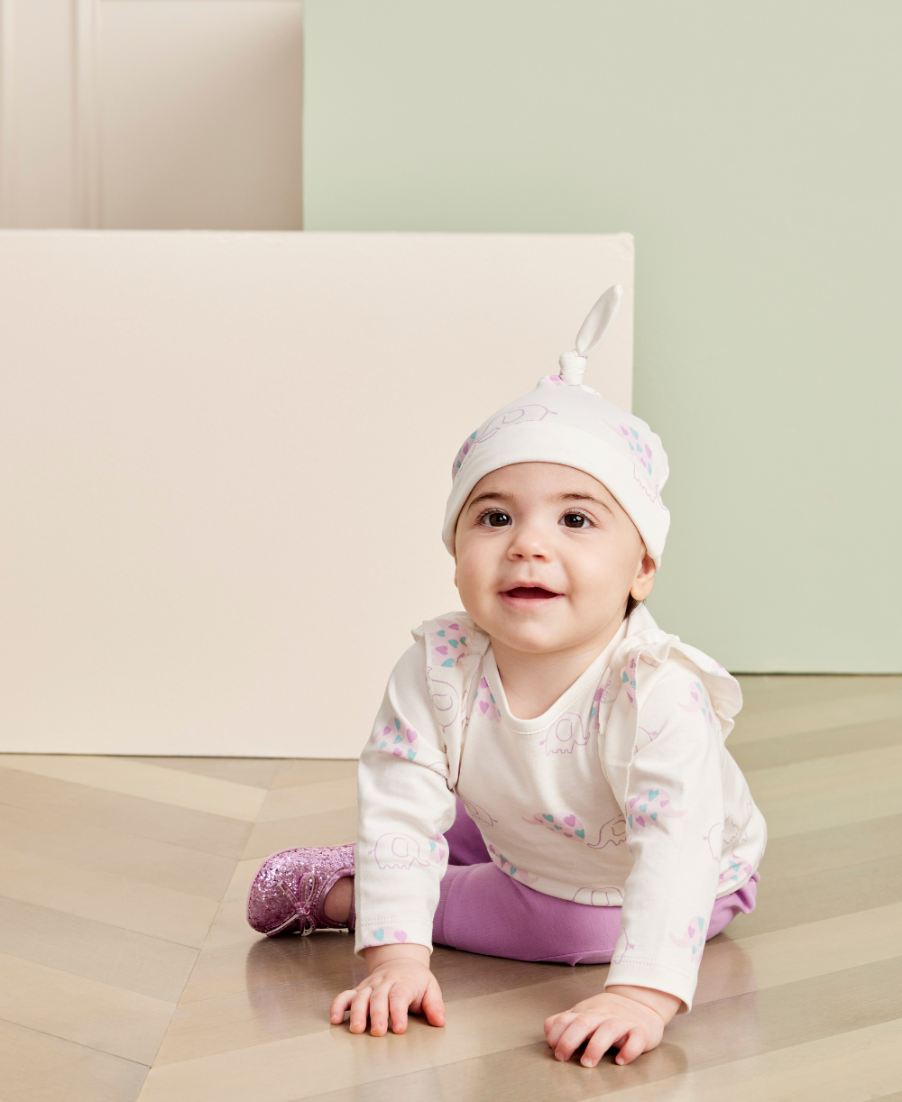 Kissy Love Elephant Love Knotted Hat - Kissy Kissy