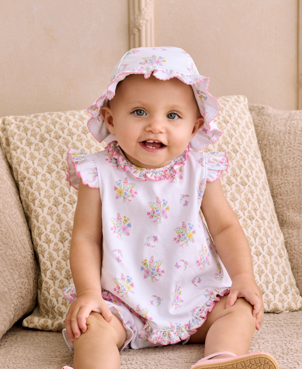 Pastel Gardens Sunsuit Set