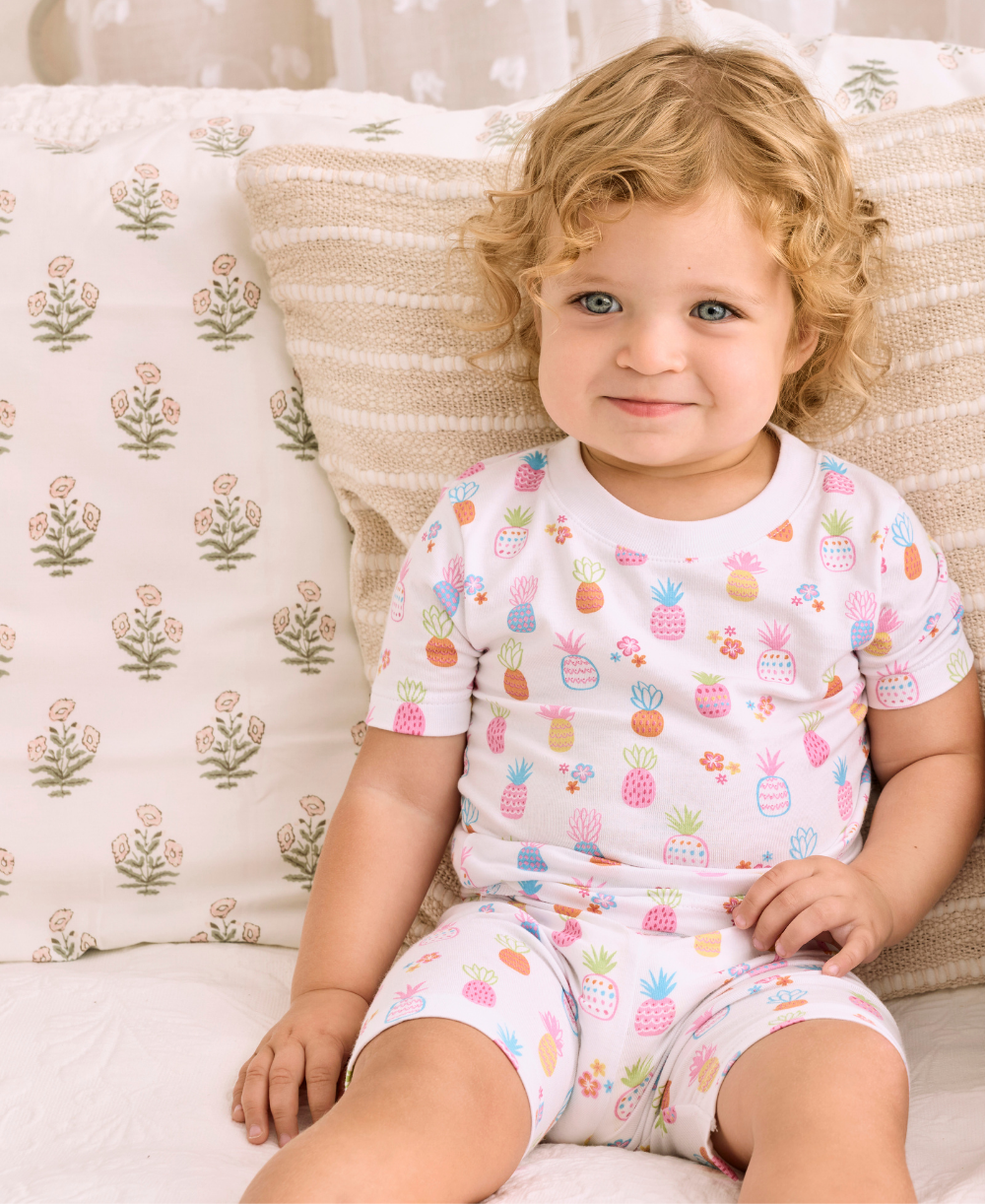 Kissy Love Pineapple Paradise StretchFlex Short Pajama Set