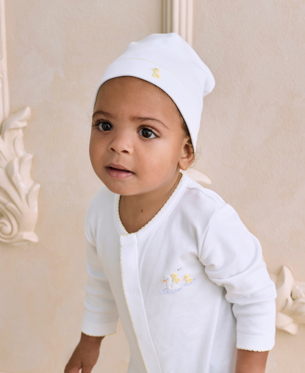 Premier Duck Pond Paddles White Hand Emb. Footie