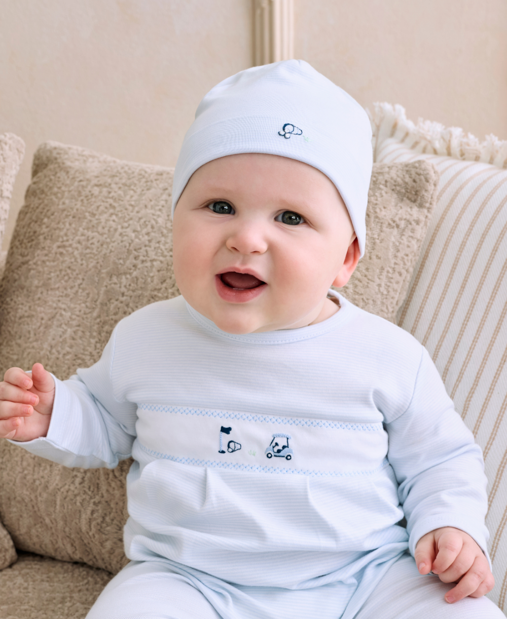 Premier Golf Championship Hand Emb. Stripe Footie