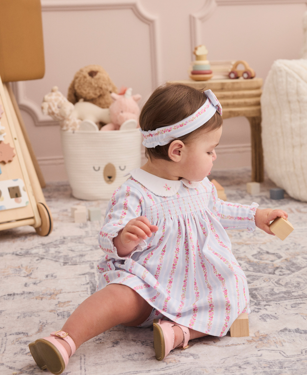 Rose Renaissance Smocked Dress Set - Kissy Kissy