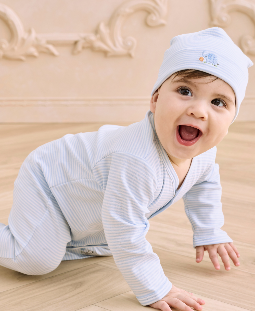 Safari Bunch Stripe Footie - Kissy Kissy