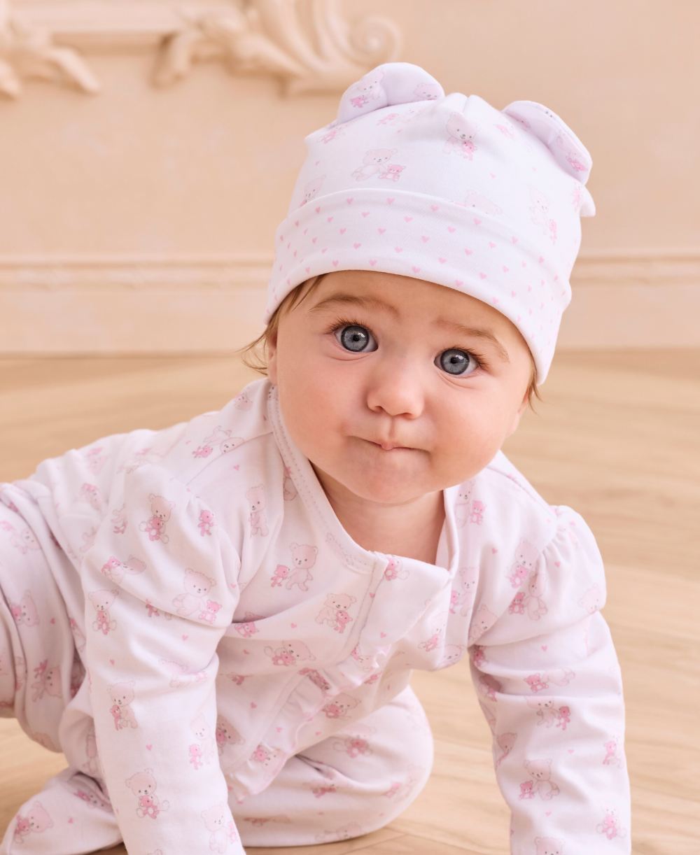 Teddy Bear Love Pink Novelty Hat - Kissy Kissy
