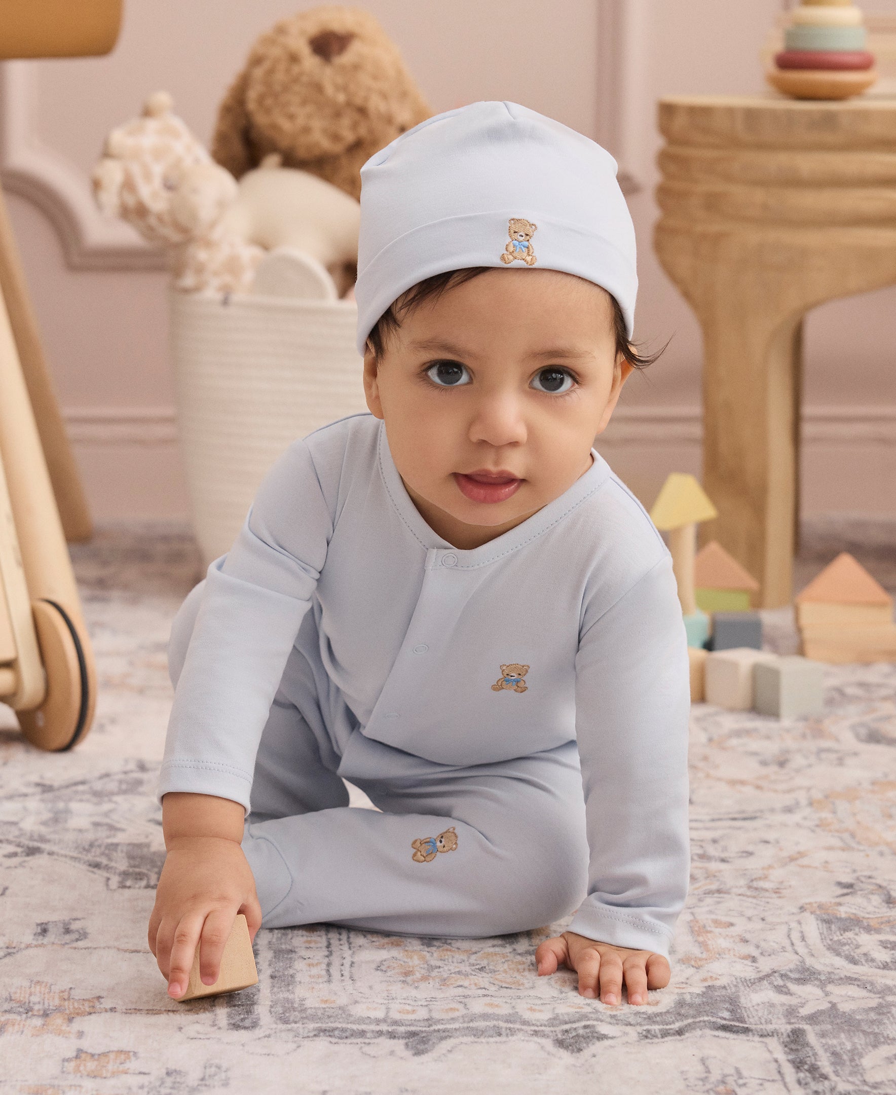 Teddy Bear Club Blue Hat - Kissy Kissy