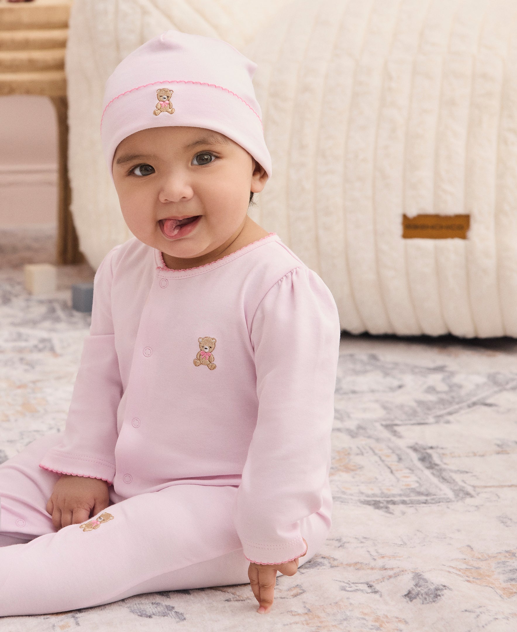 Teddy Bear Club Pink Hat - Kissy Kissy