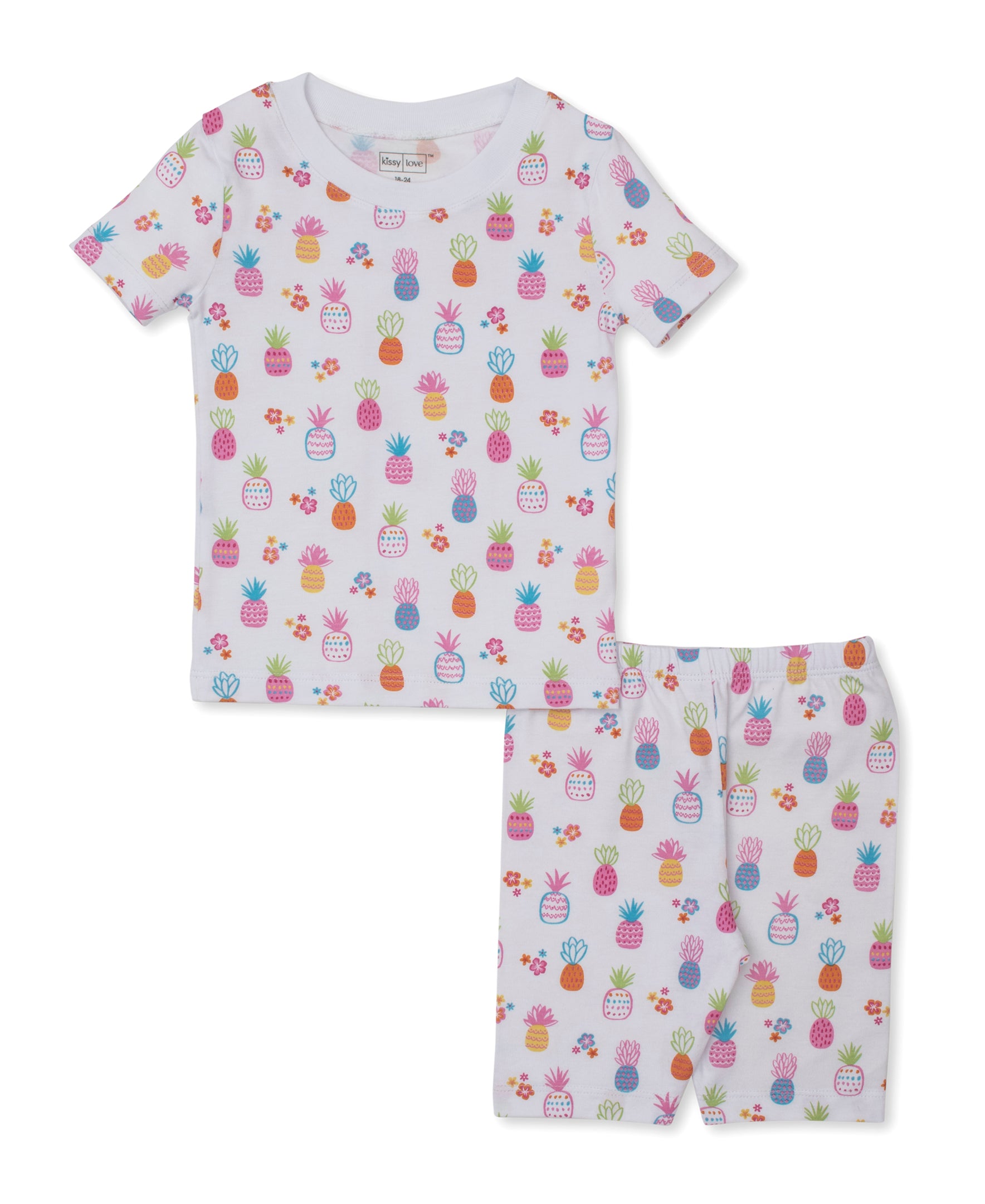 Kissy Love Pineapple Paradise StretchFlex Short Pajama Set - Kissy Kissy
