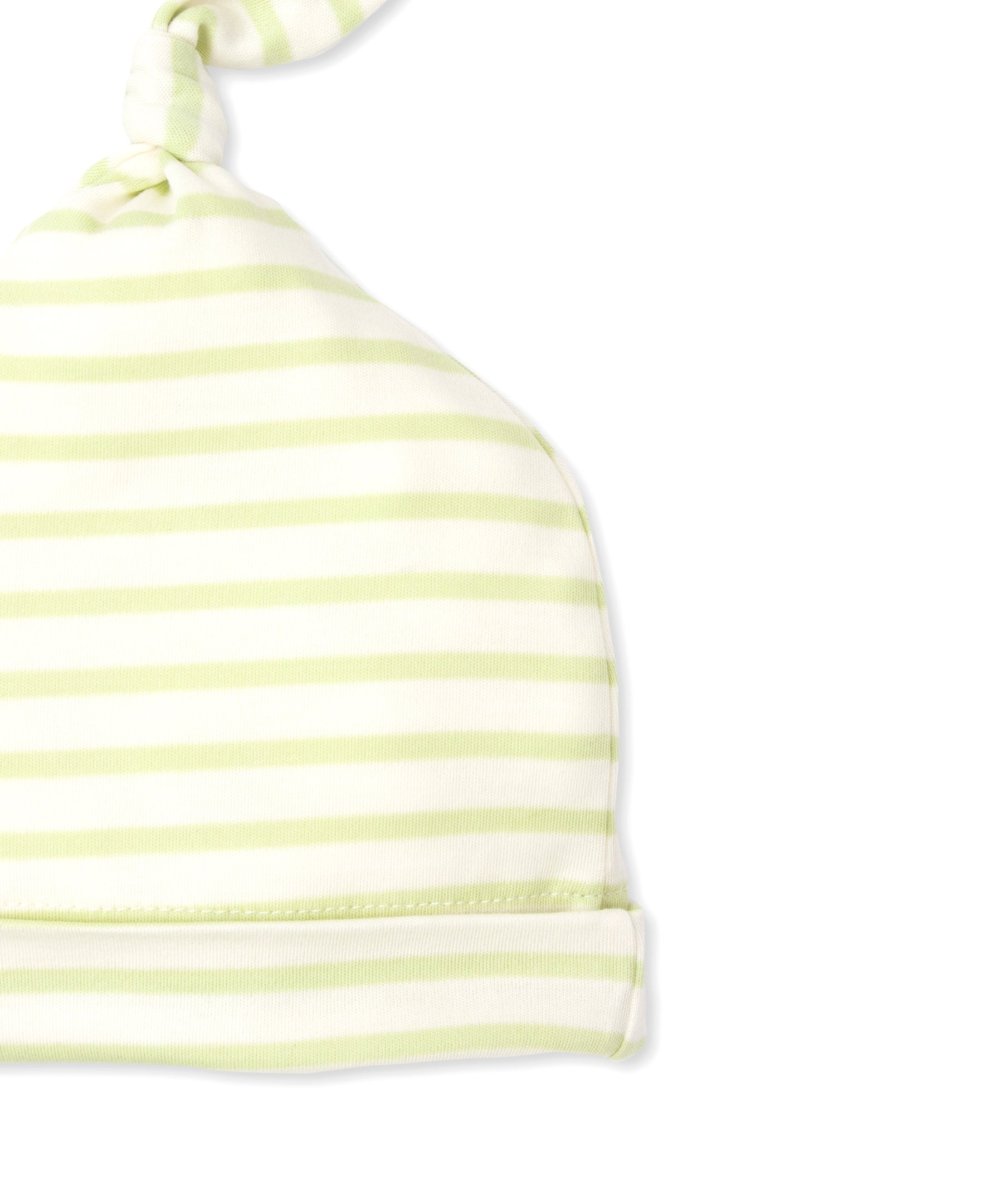 Kissy Love Basics Green Stripes Knotted Hat - Kissy Kissy