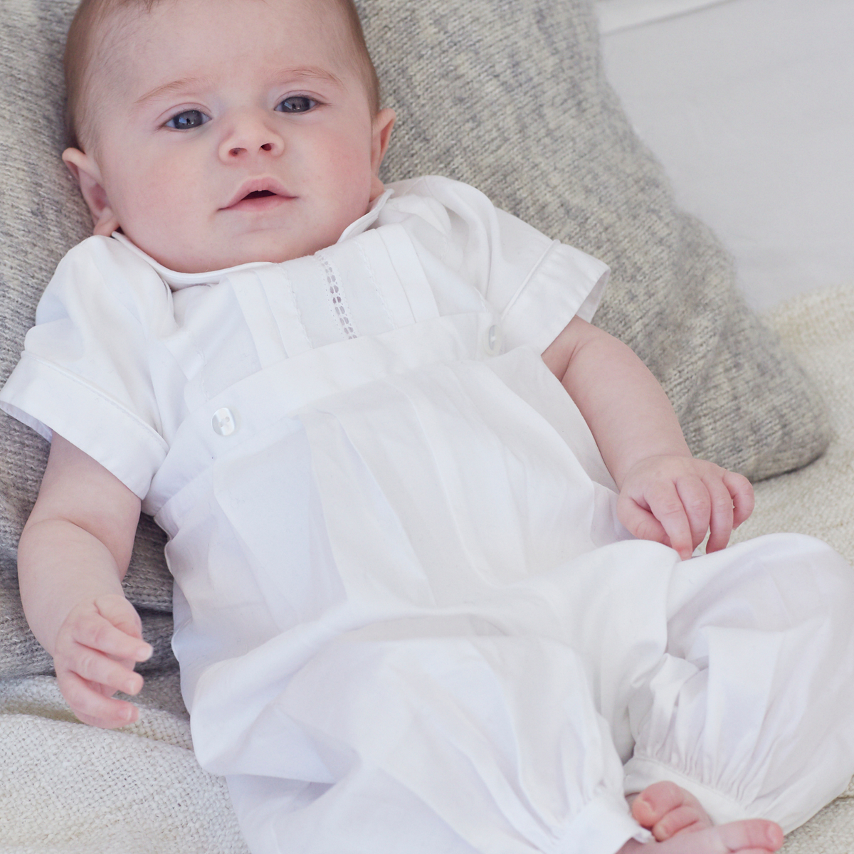 Aiden Christening Convertible Gown & Hat Set Aiden Christening Convertible Gown & Hat Set