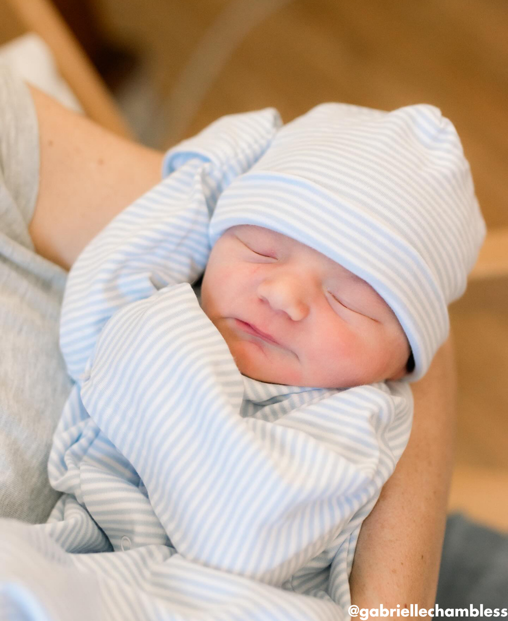 Simple Stripes Blue Hat - Kissy Kissy