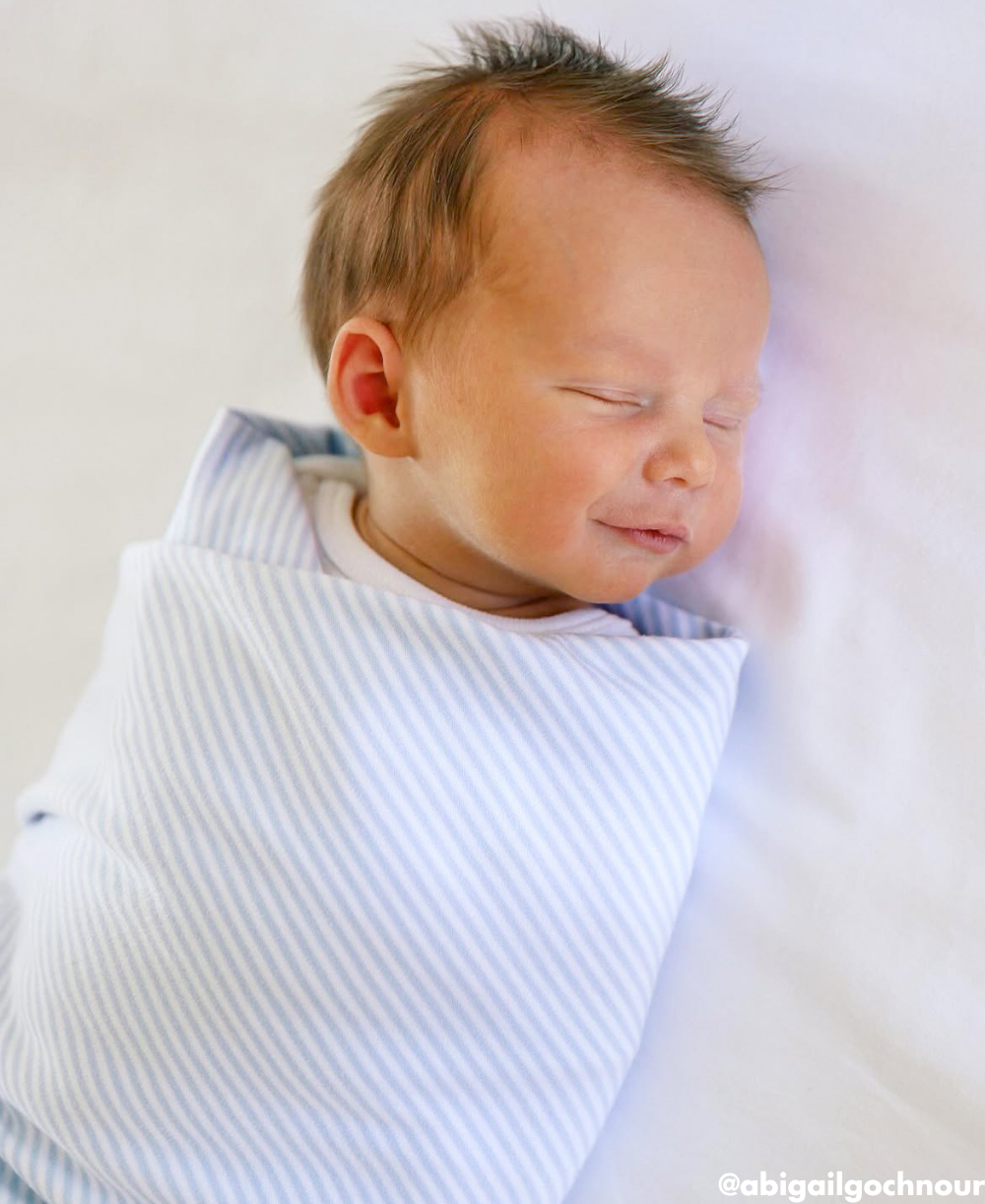 Simple Stripes Blue Blanket - Kissy Kissy