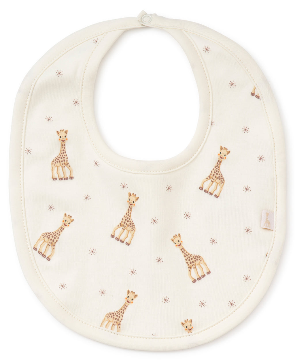 Sophie la girafe Ecru Print Bib