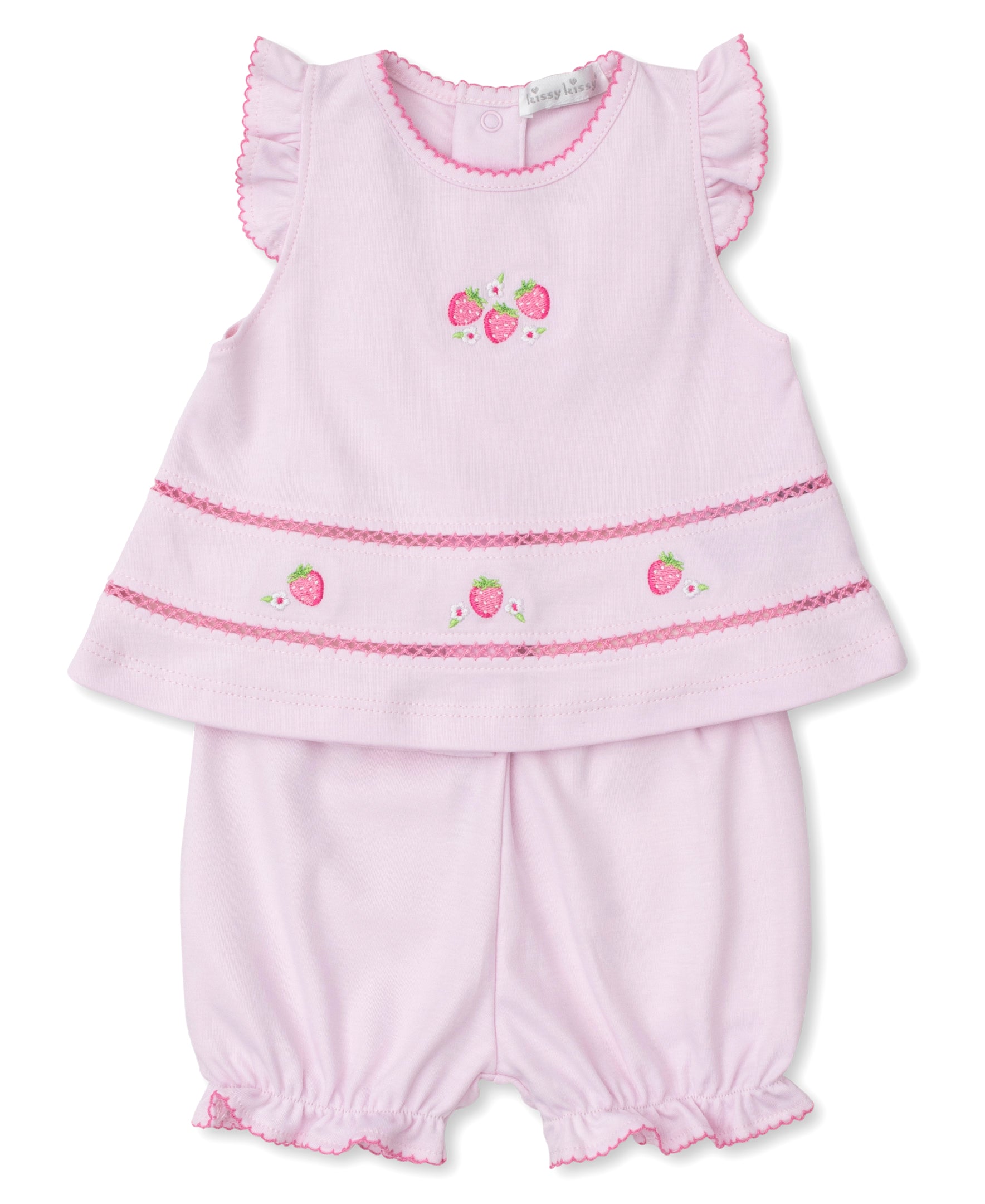 Strawberry Essence Sunsuit Set - Kissy Kissy