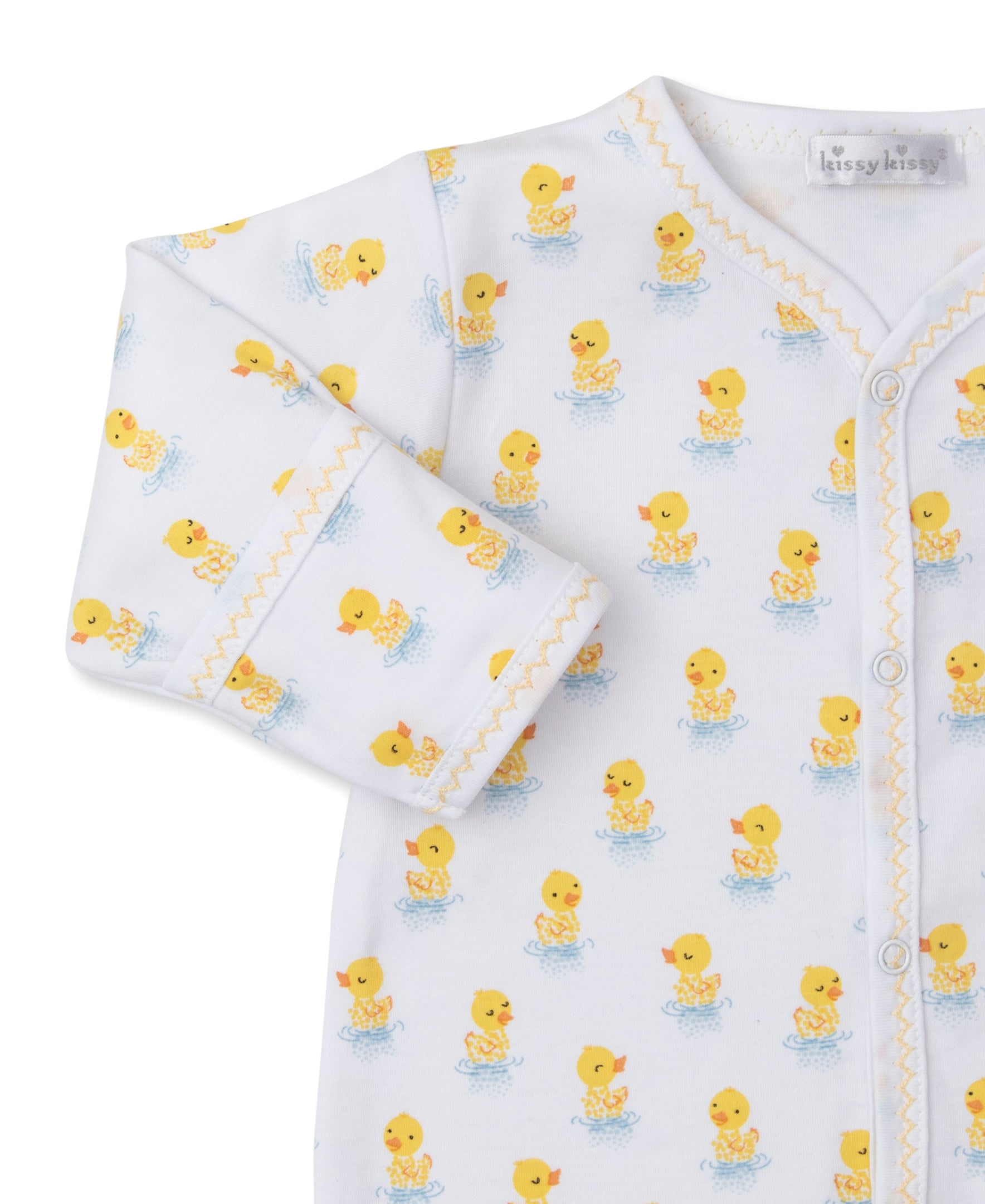 Dotty Ducks Footie - Kissy Kissy